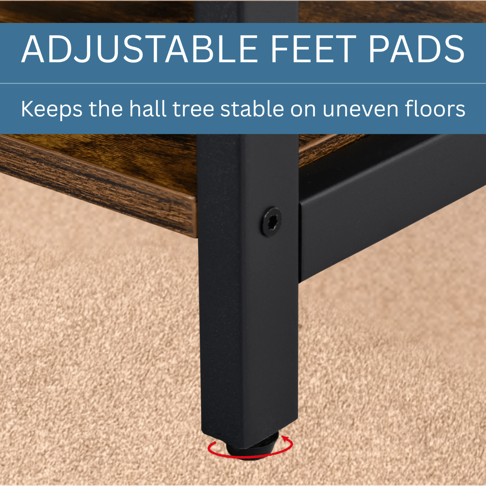 Large Rustic Coat Rack With Seat Shoe Rack Hall Tree Entryway Shoe Bench Shelves - Home and Garden Furniture Shop - rustic - furniture