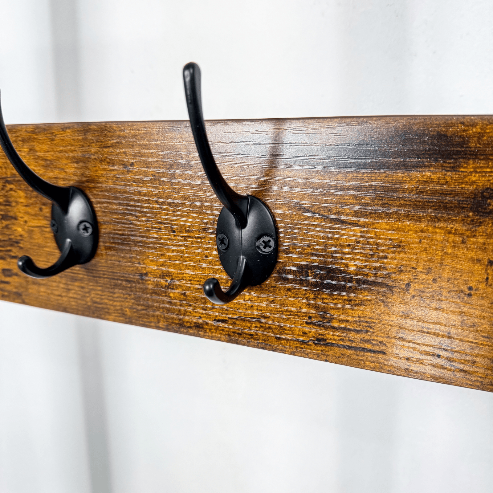 Large Rustic Coat Rack With Seat Shoe Rack Hall Tree Entryway Shoe Bench Shelves - Home and Garden Furniture Shop - rustic - furniture