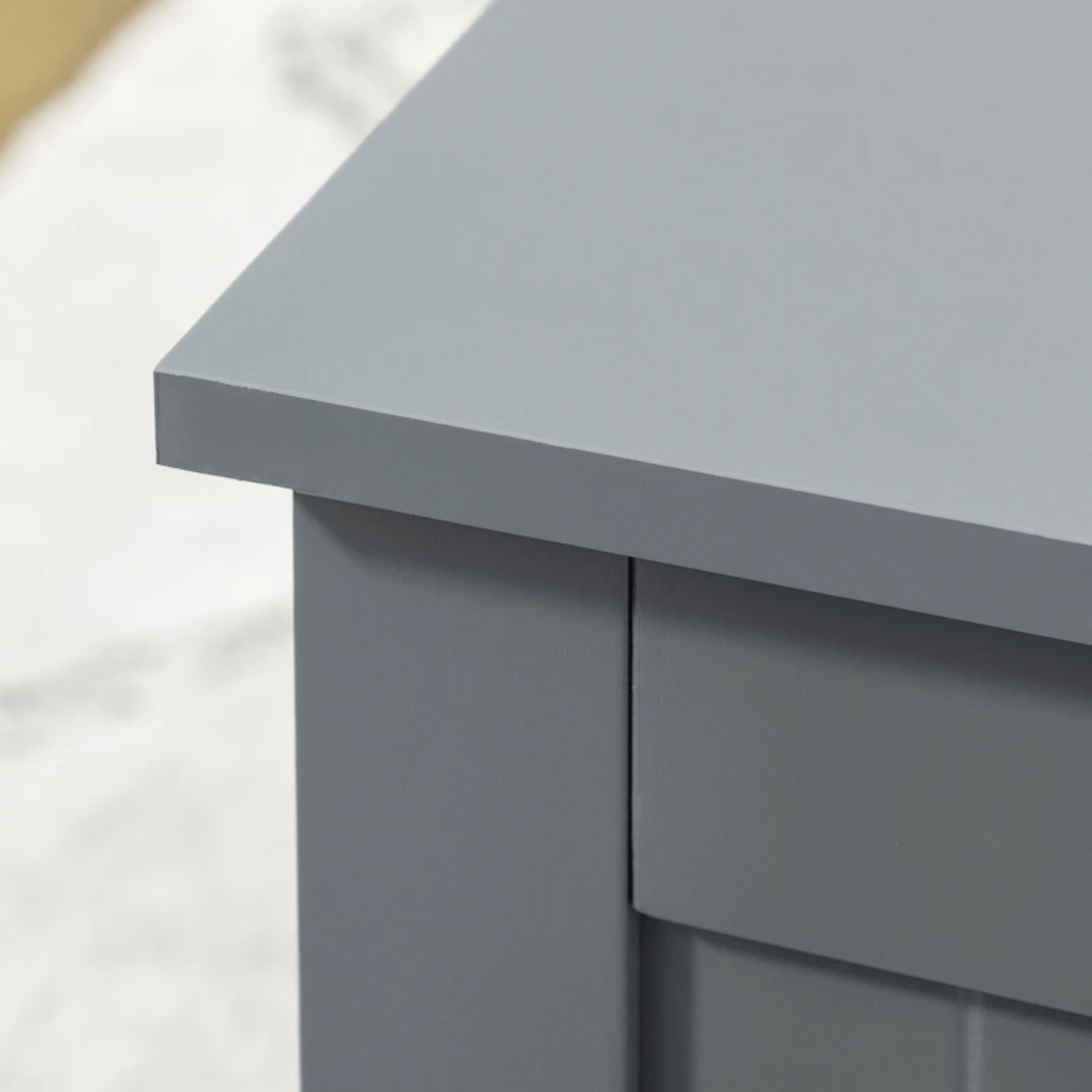 Large Storage Box Toy Chest Window Seat Bedroom Bed End Seat Ottomon Safety Lid - Home and Garden Furniture Shop - rustic - furniture