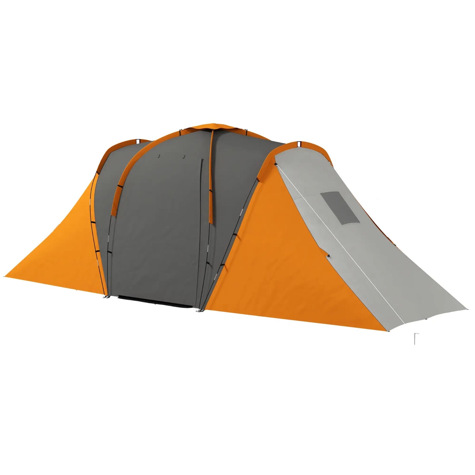 Large Tunnel Camping Tent with 2 Bedrooms Living Area 2000mm Waterproof 4–6 Man - Home and Garden Furniture Shop - rustic - furniture