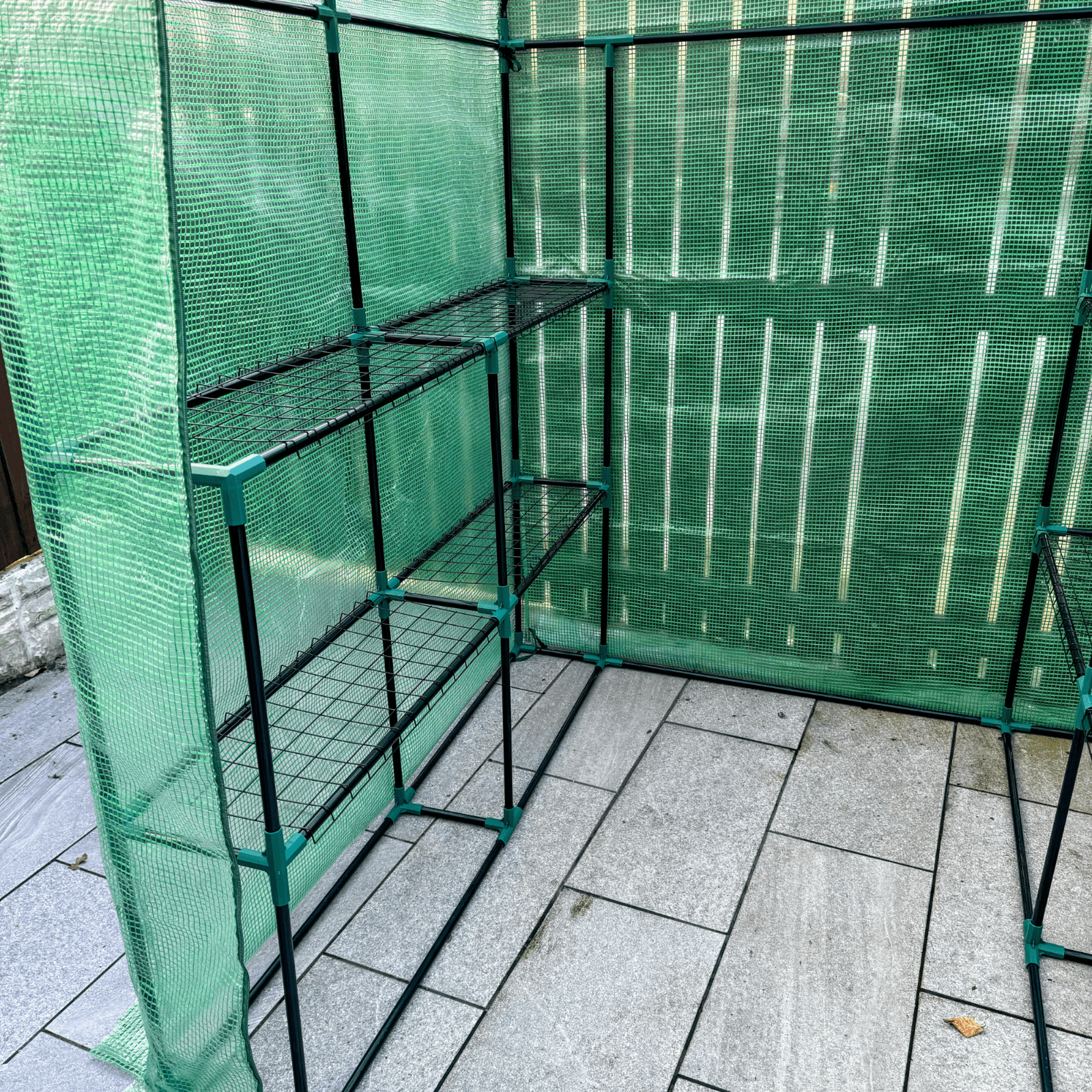 Large Walk In Greenhouse PVC Frame Shelves Reinforced Garden Plant Grow Nursery - Home and Garden Furniture Shop - rustic - furniture