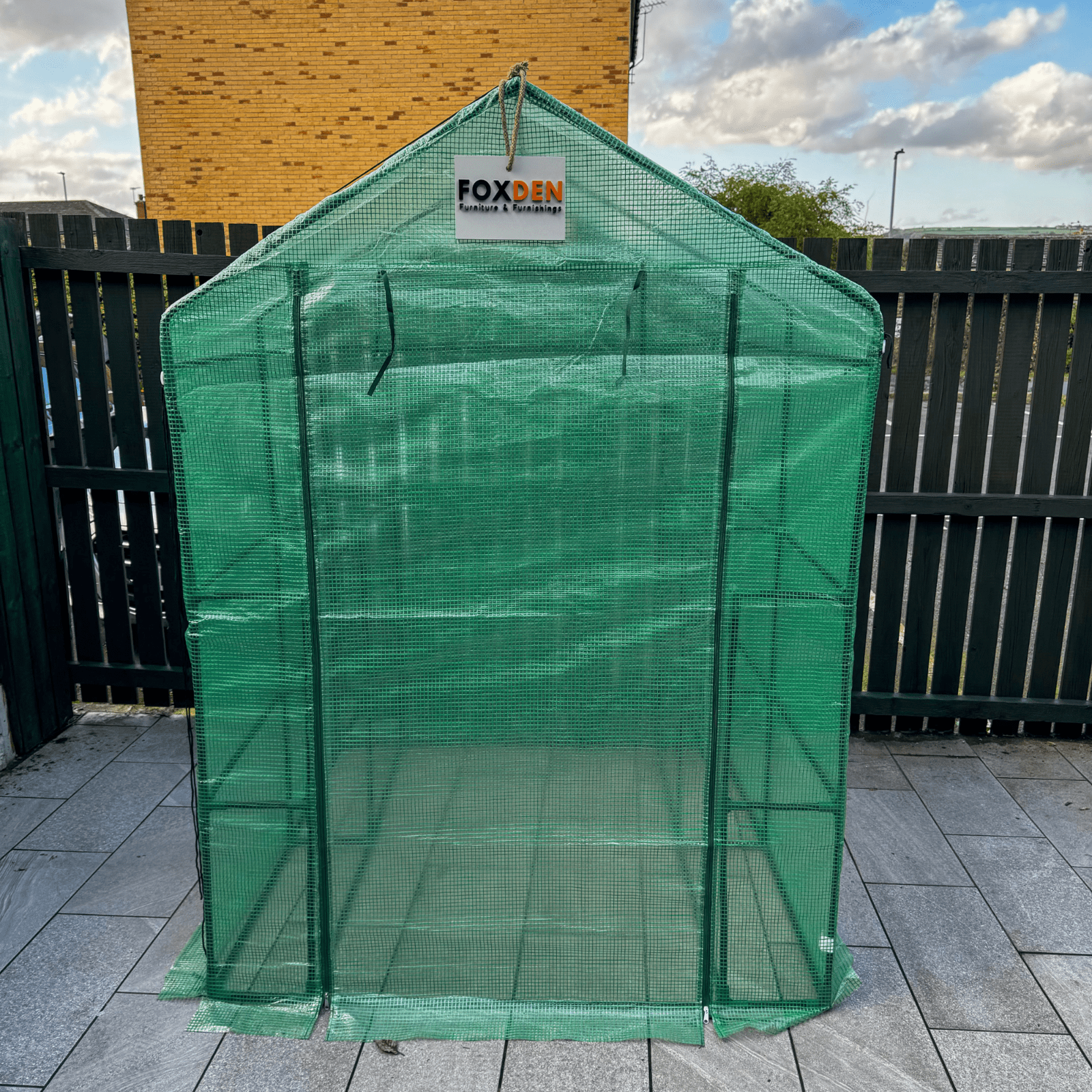 Large Walk In Greenhouse PVC Frame Shelves Reinforced Garden Plant Grow Nursery - Home and Garden Furniture Shop - rustic - furniture