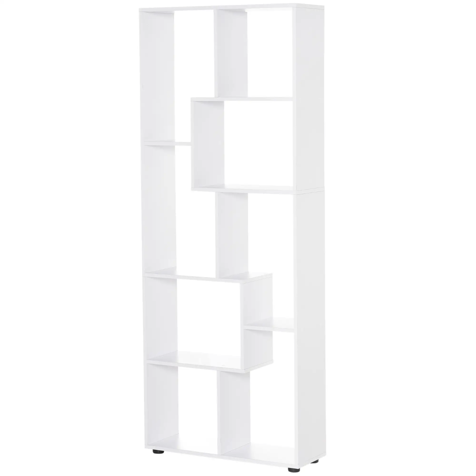 Large Wooden Bookcase Room Divider Tall Bookshelf Storage Display Unit 8 Shelves - Home and Garden Furniture Shop - #rustic - furniture#