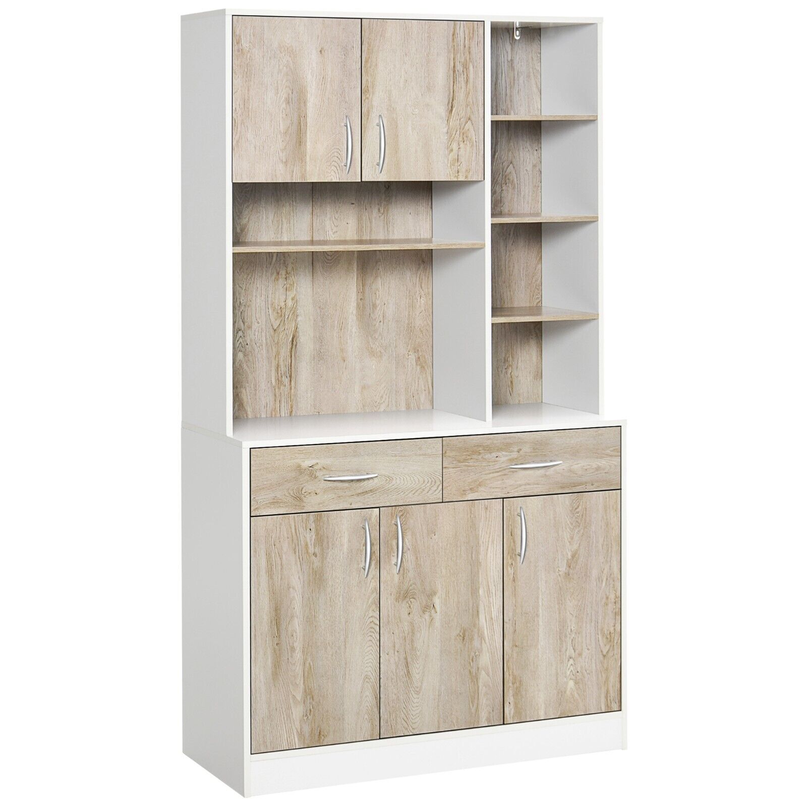 Larger Kitchen Larder Cupboard Buffet Storage Cabinet Server Sideboard Drawers - Home and Garden Furniture Shop - #rustic - furniture#