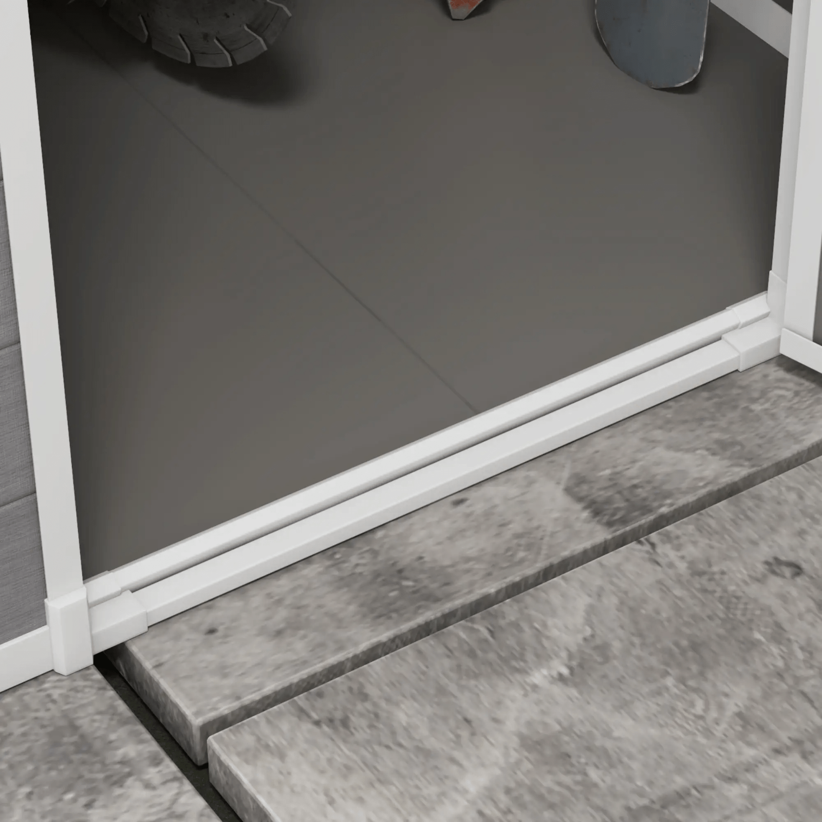 Lean to Garden Shed with Window 4 x 5ft Plastic Tool Storage House Lockable Door - Home and Garden Furniture Shop - rustic - furniture