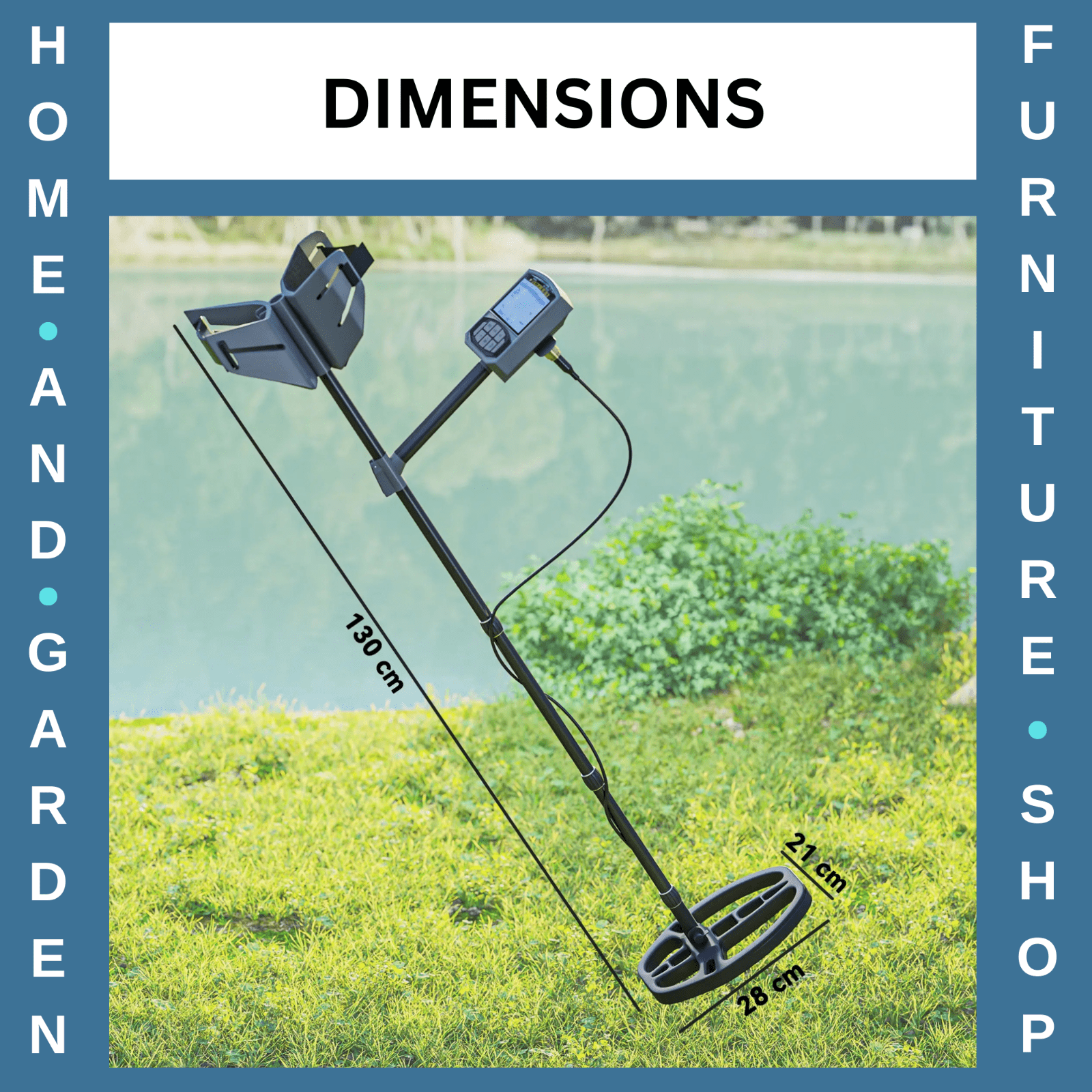 Metal Detector for Adults Beginners Gold Detector Waterproof Coil High Accuracy - Home and Garden Furniture Shop - rustic - furniture