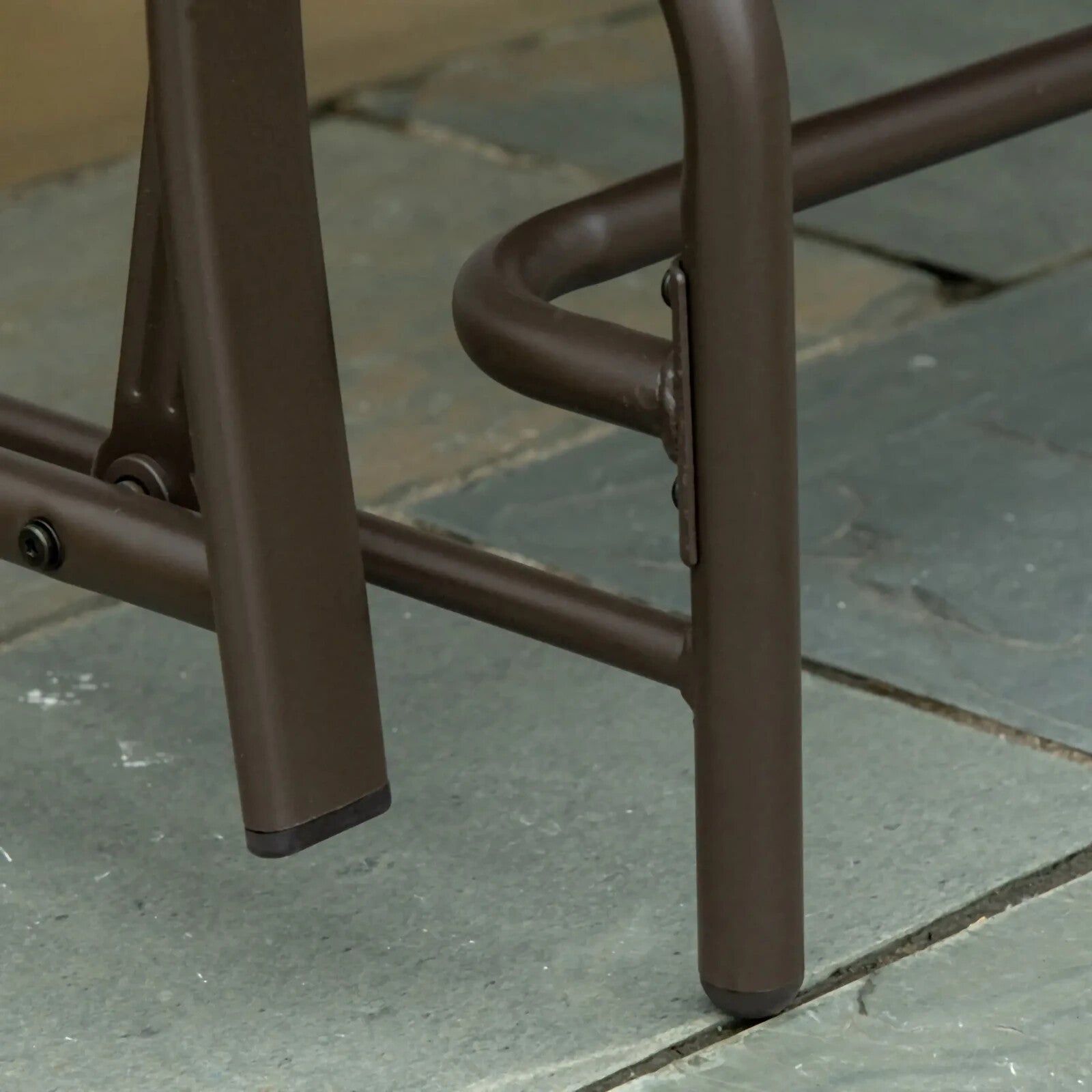 Metal Double Swing Chair Rocking Glider with Table Garden Porch Outdoor Seater - Home and Garden Furniture Shop - rustic - furniture