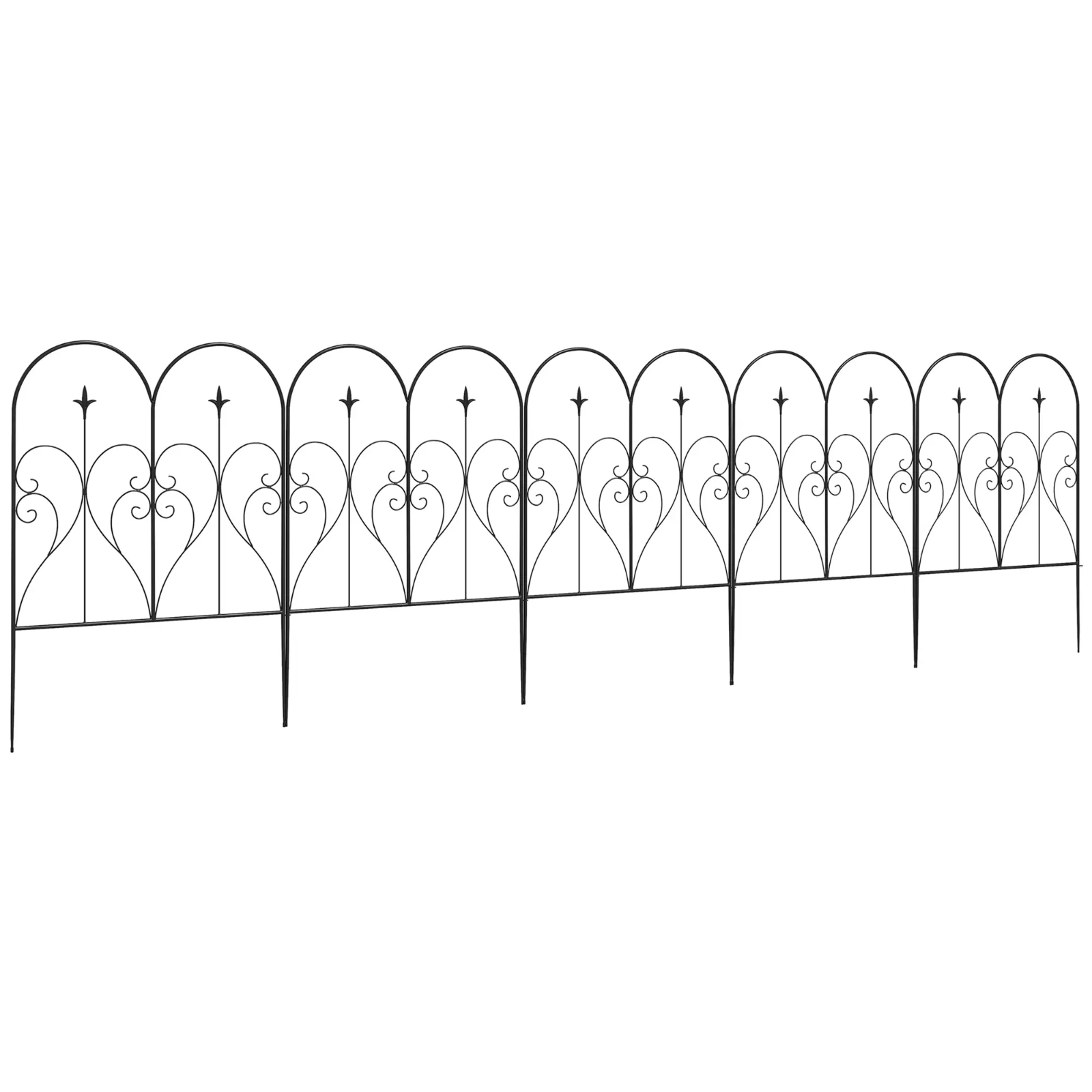 Metal Garden Border Fence 5x Lawn Decorative Edge Grass Edging Path Drive Fence - Home and Garden Furniture Shop - #rustic - furniture#