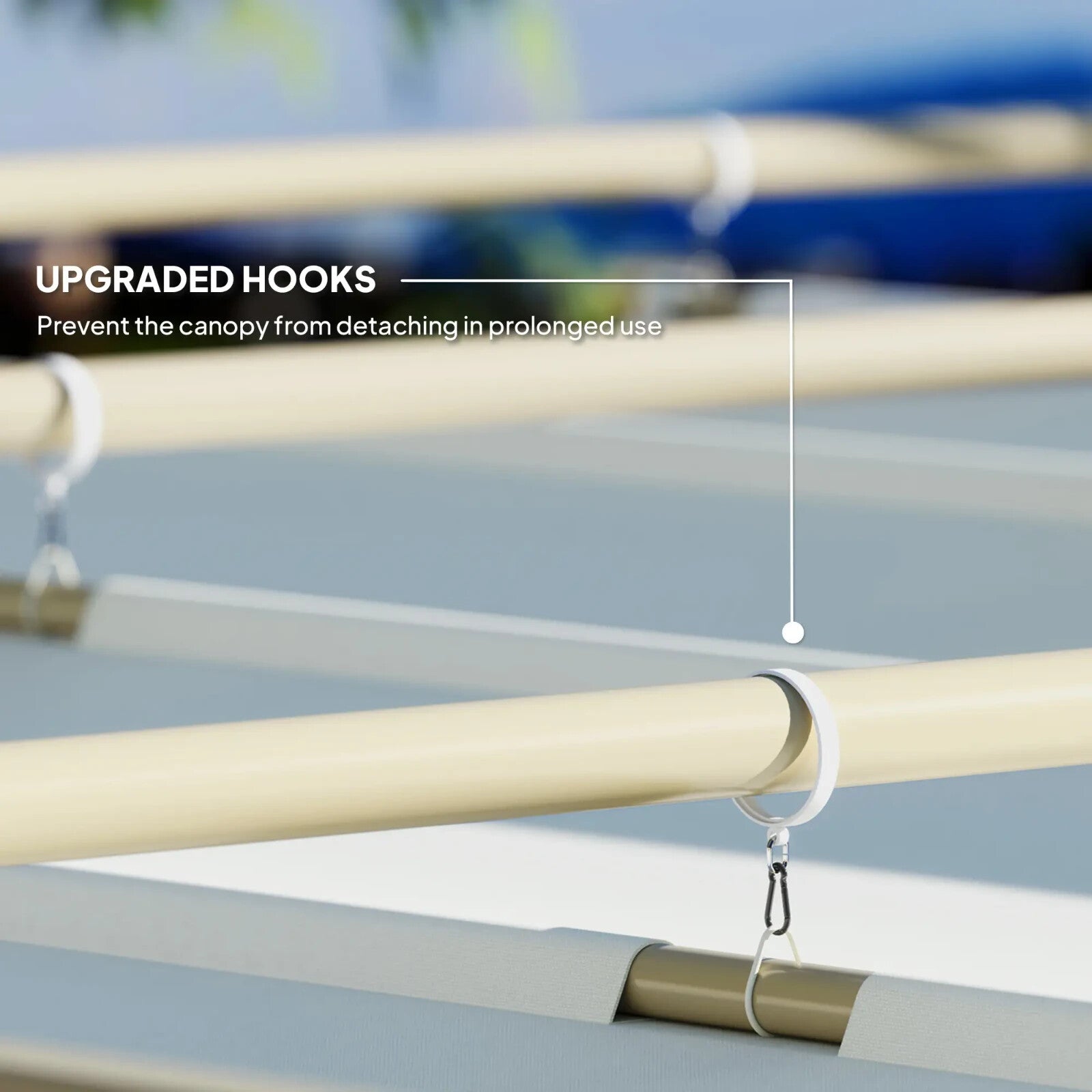 Metal Garden Pergola with Roof Retractable Canopy Khaki Patio Shelter Sun Shade - Home and Garden Furniture Shop - rustic - furniture