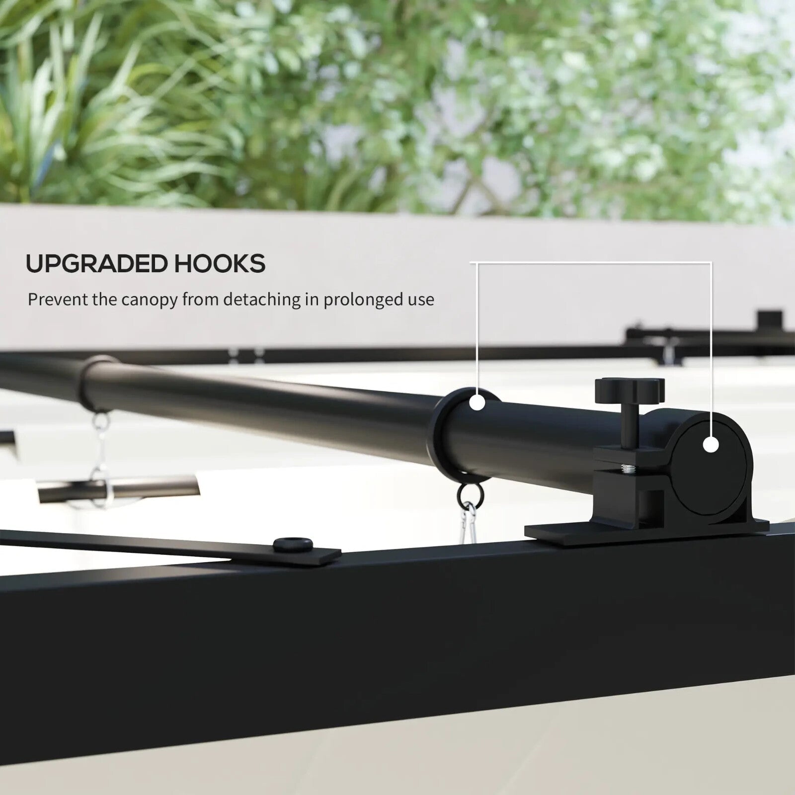 Metal Pergola Retractable Roof Canopy 3 x 3m Garden Gazebo Shelter Heavy Duty - Home and Garden Furniture Shop - rustic - furniture