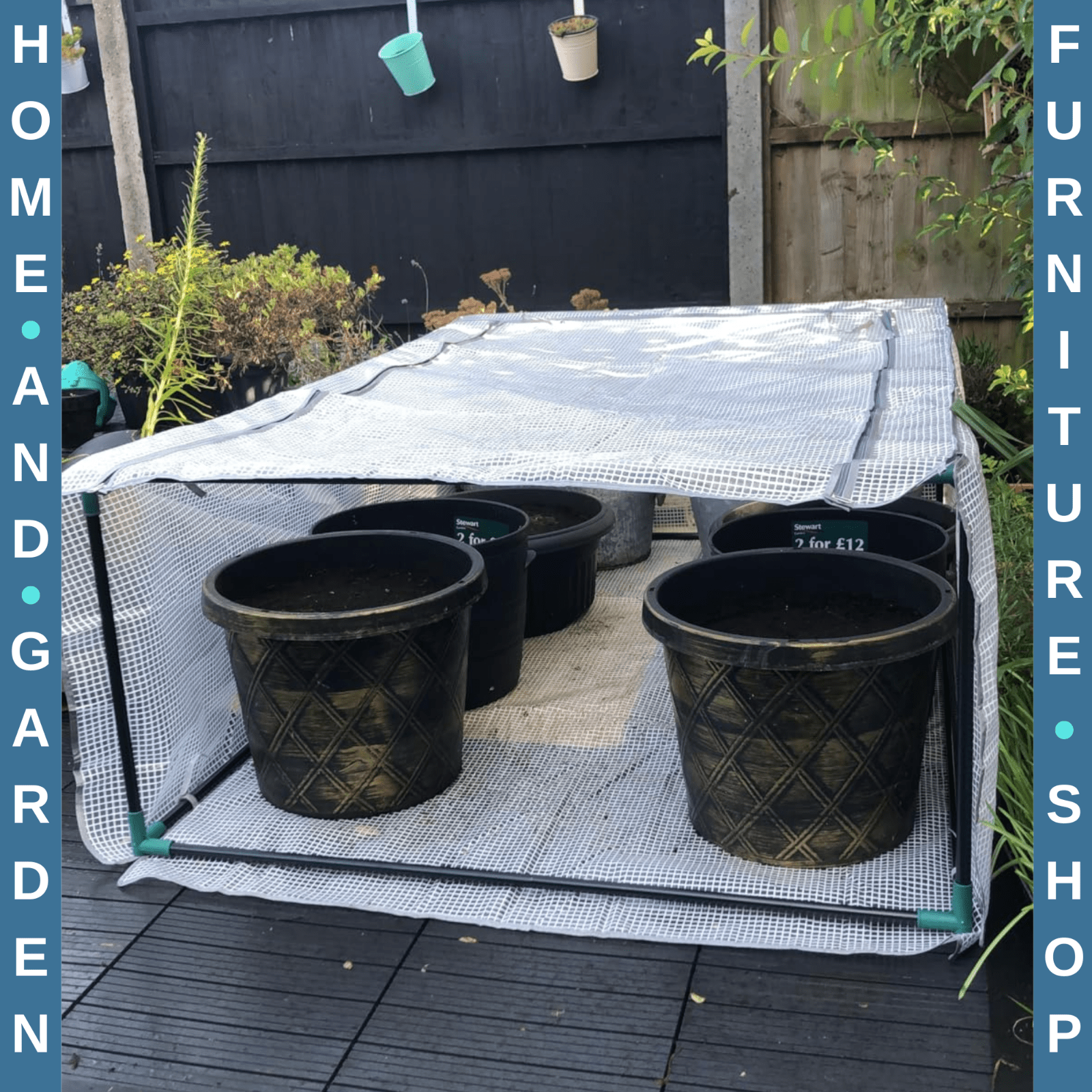 Mini Greenhouse PVC Cover With Zipper & Roll Up Door For Tomato Transparent - Home and Garden Furniture Shop - #rustic - furniture#