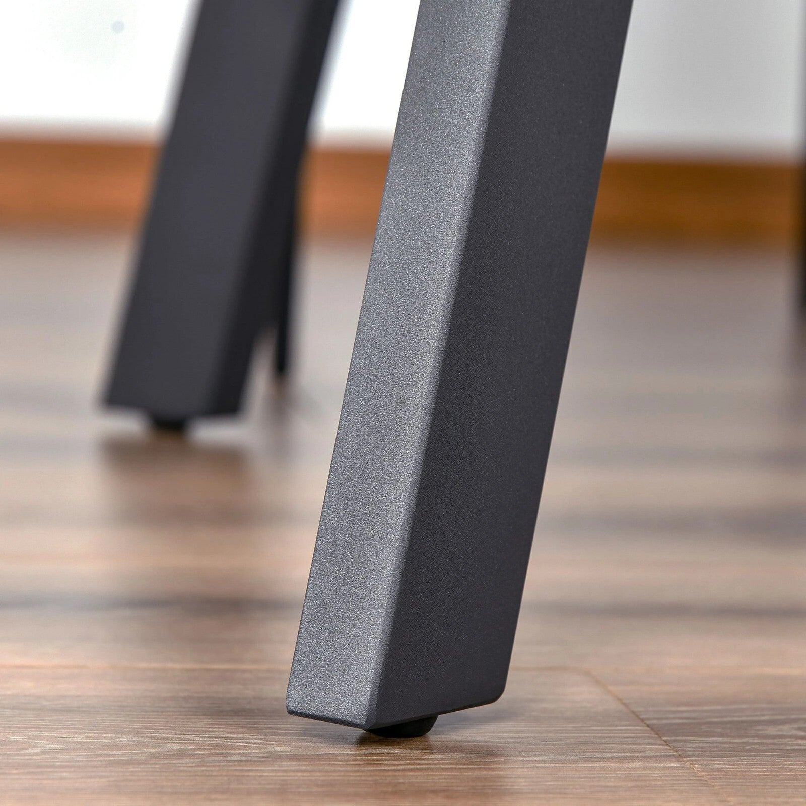 Modern Grey Dining Room Table Metal Legs Strong Leg Kitchen Breakfast Table Desk - Home and Garden Furniture Shop - rustic - furniture