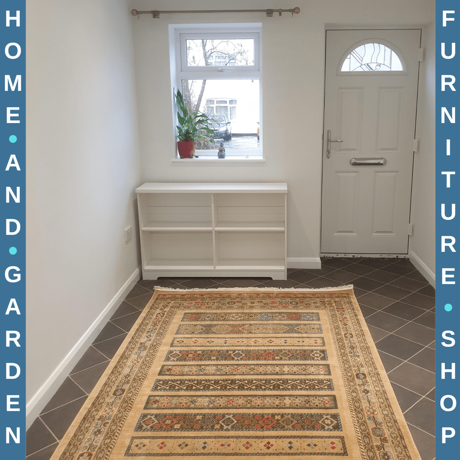 Modern Low Bookcase 4 Open Compartment 2 Tier Shelves Cube Storage Display Unit - Home and Garden Furniture Shop - rustic - furniture