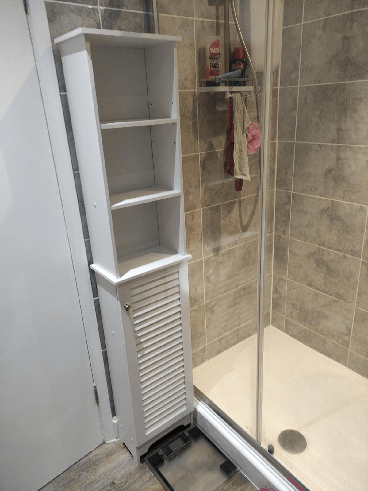 Modern Tall Bathroom Cabinet Storage Unit Slim Tallboy Cupboard Door Shelves NEW - Home and Garden Furniture Shop - rustic - furniture