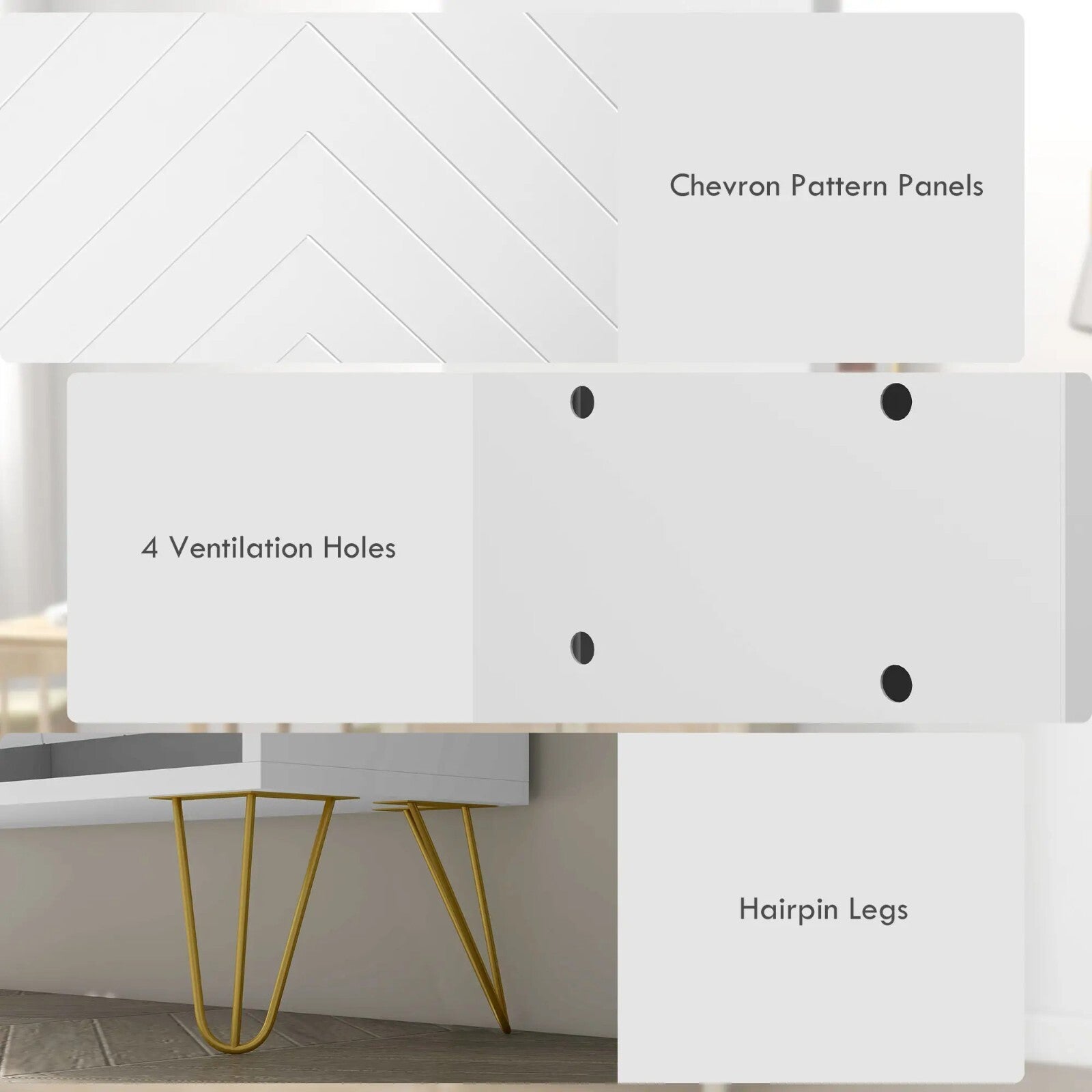 Narrow Shoe Storage Cabinet Rack 4 Flip Drawers 16 Pairs of Shoes Console Table - Home and Garden Furniture Shop - rustic - furniture