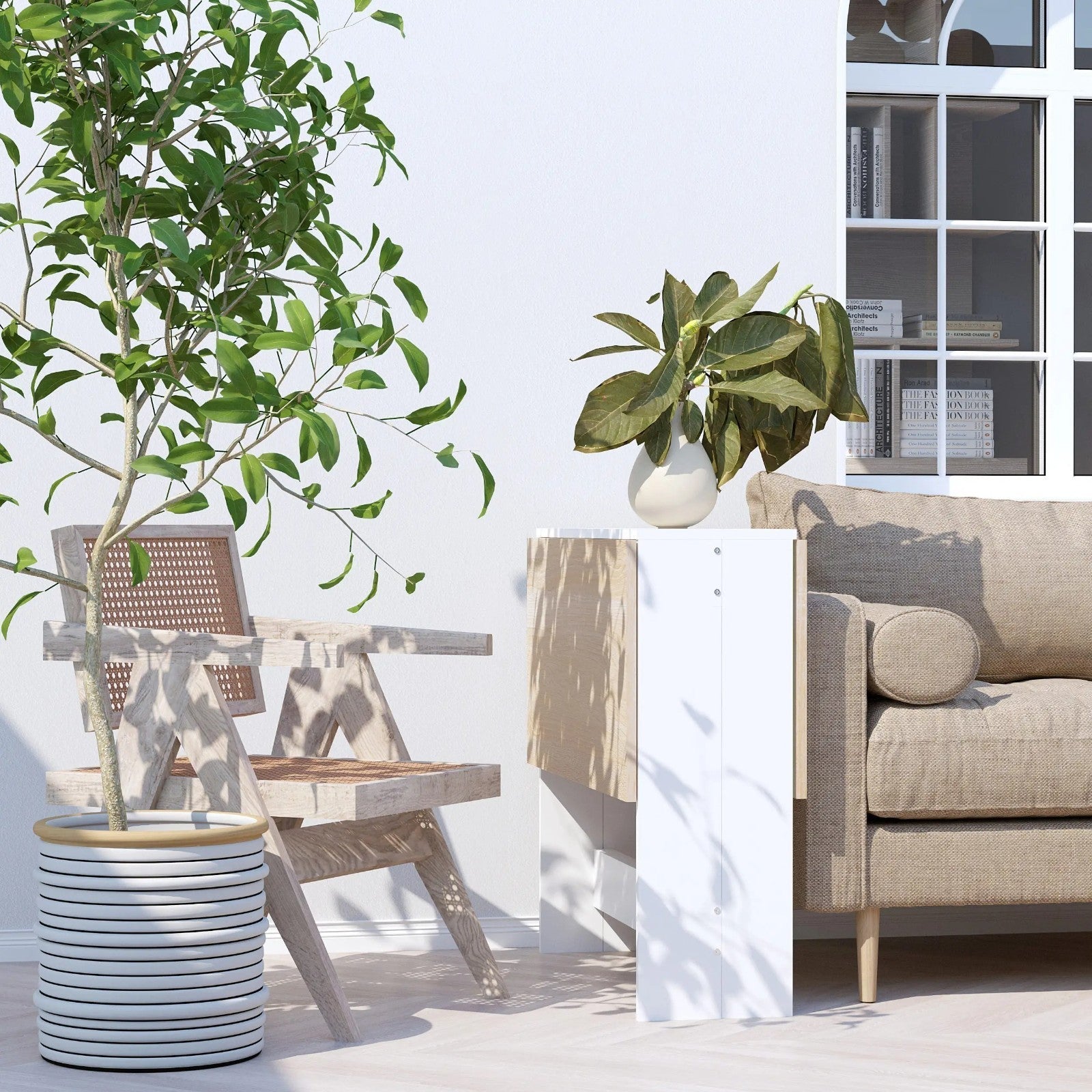 Oak Drop Leaf Dining Table Modern Breakfast Kitchen White Small Folding Desk - Home and Garden Furniture Shop - rustic - furniture