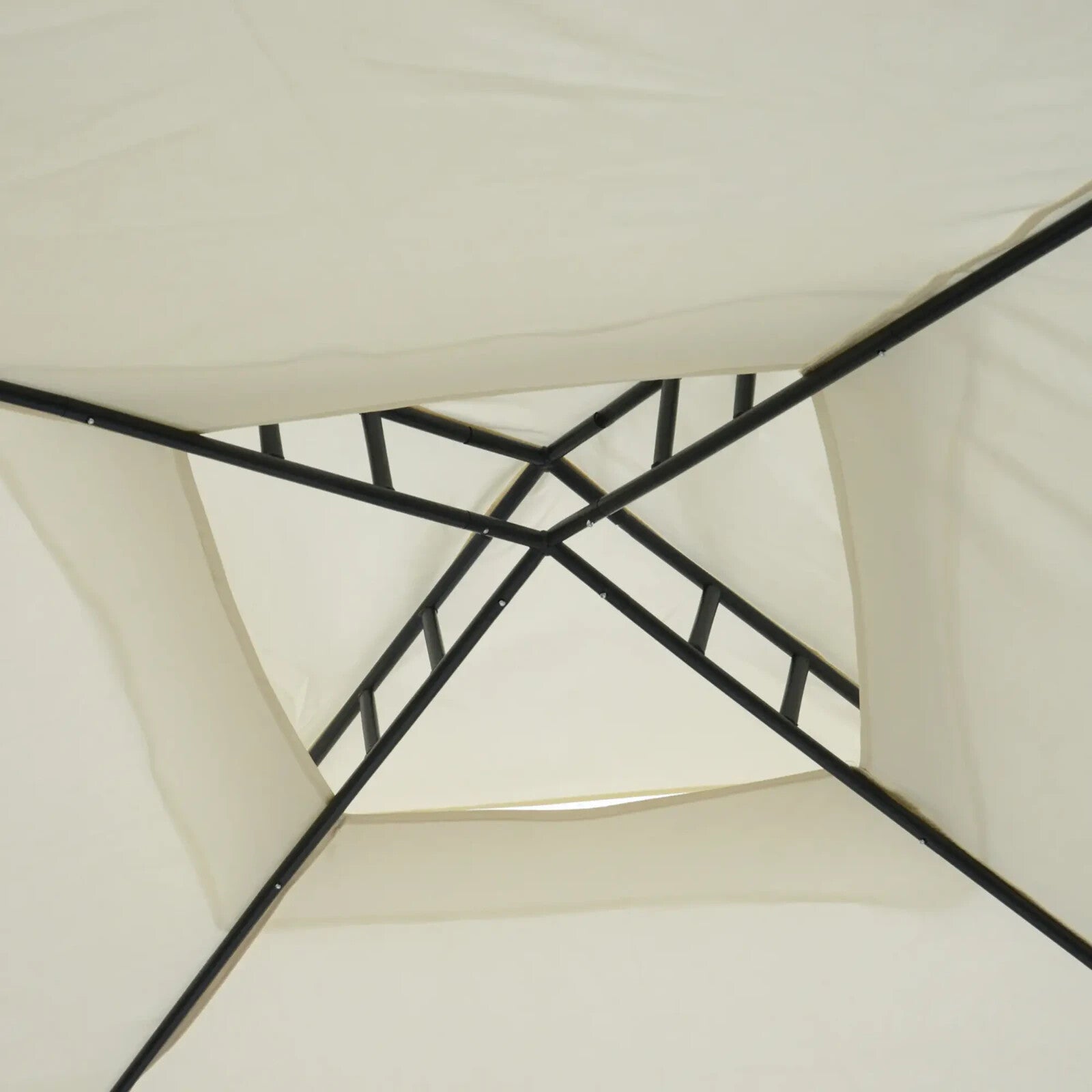 Outdoor Gazebo with Sides Garden Party Tent Canopy Sun Shade Shelter Double Roof - Home and Garden Furniture Shop - rustic - furniture