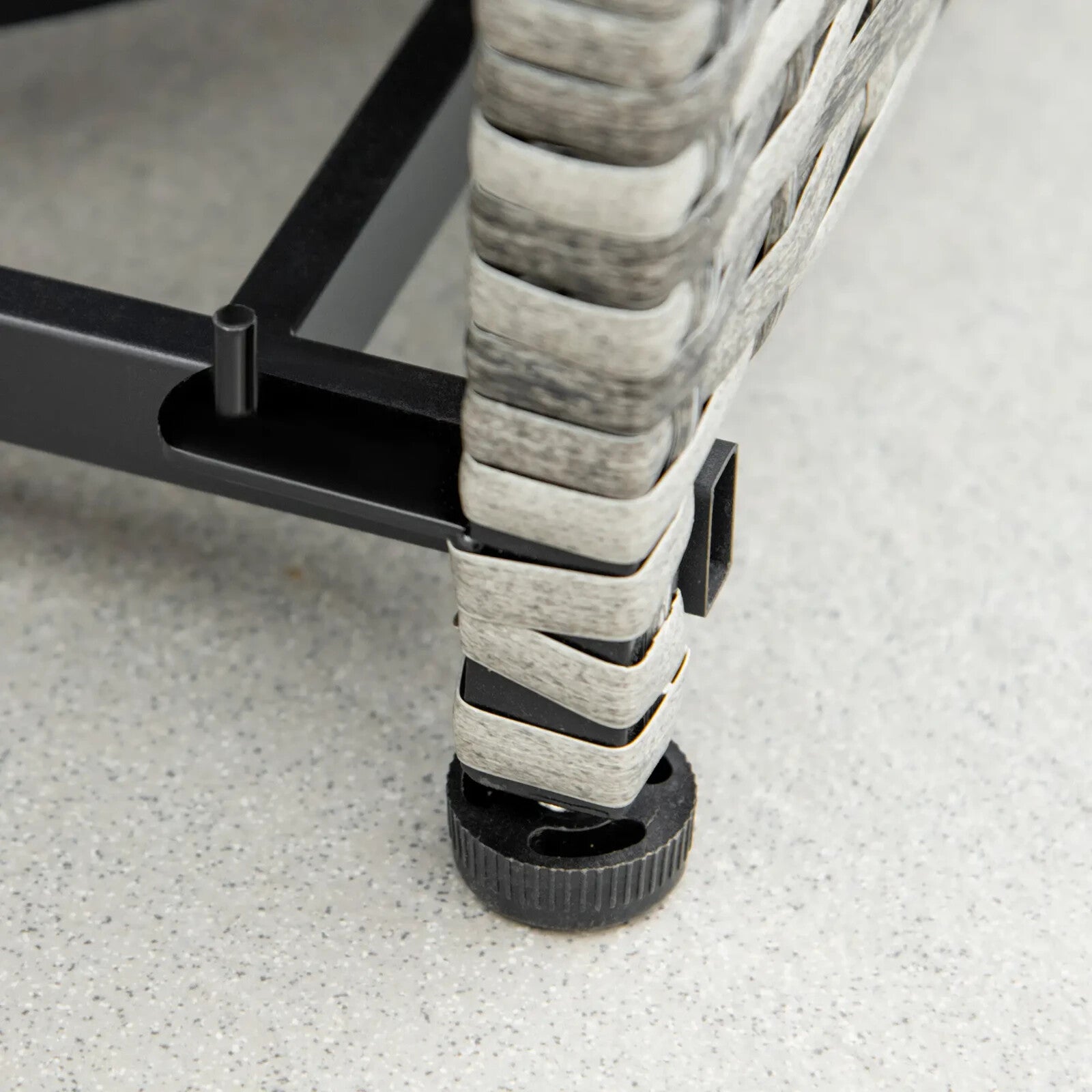 Outdoor Rattan Gas Fire Pit Table Propane Heater with Rain Cover 40000 BTU Grey - Home and Garden Furniture Shop - rustic - furniture