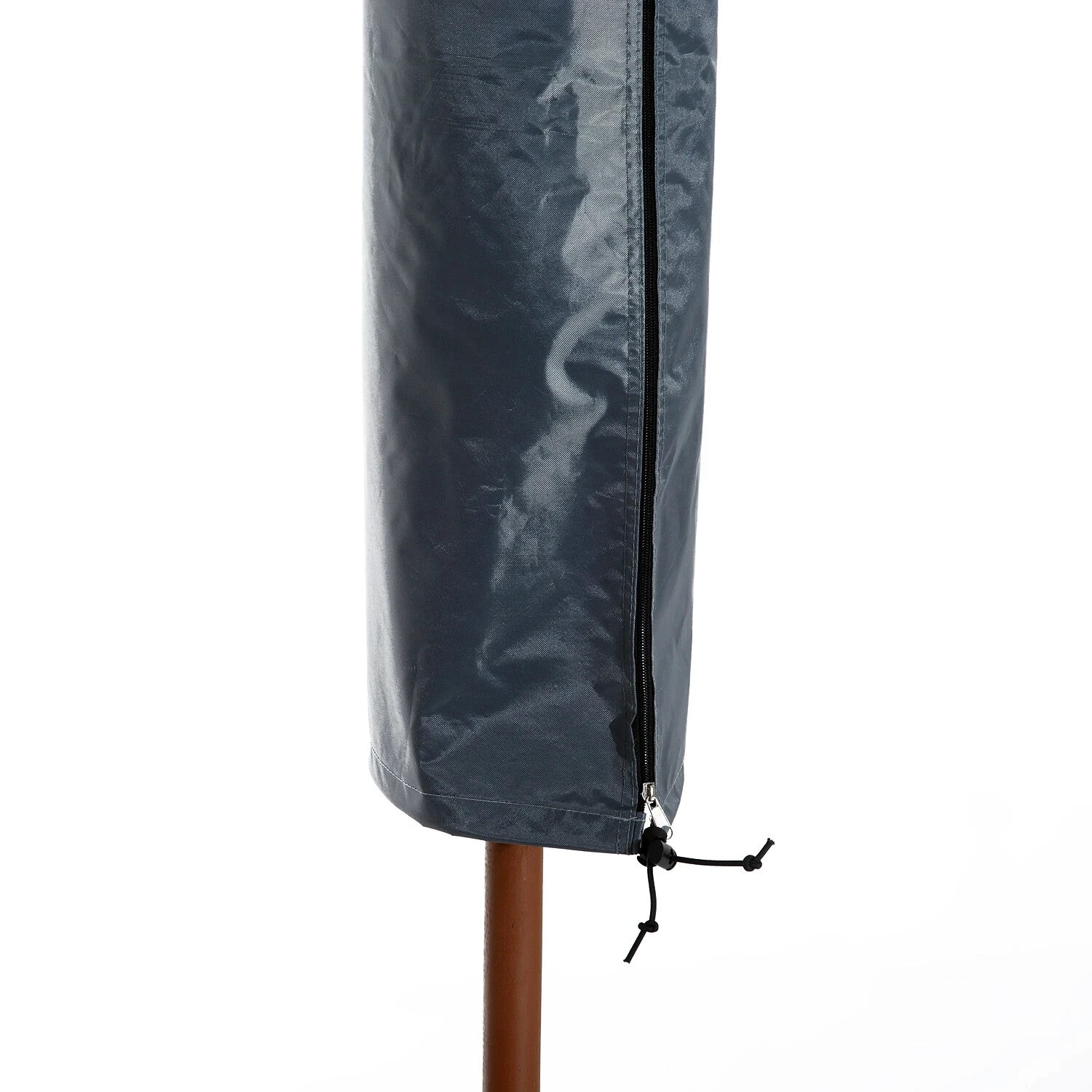 Parasol Cover Umbrella Protector Weather - Resistant with Adjustable Cord Grey - Home and Garden Furniture Shop - rustic - furniture
