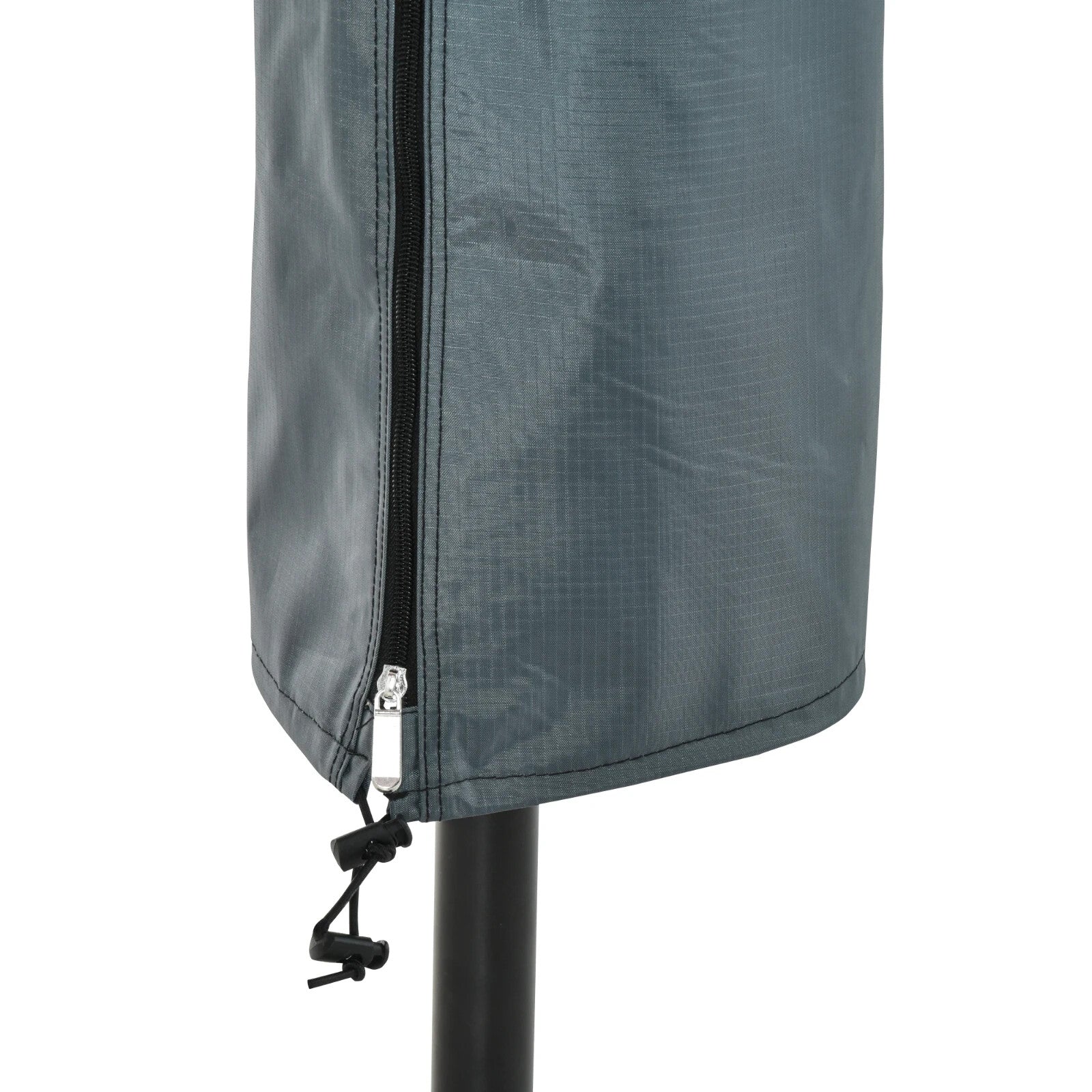 Parasol Cover Umbrella Protector Weather - Resistant with Adjustable Cord Grey - Home and Garden Furniture Shop - rustic - furniture
