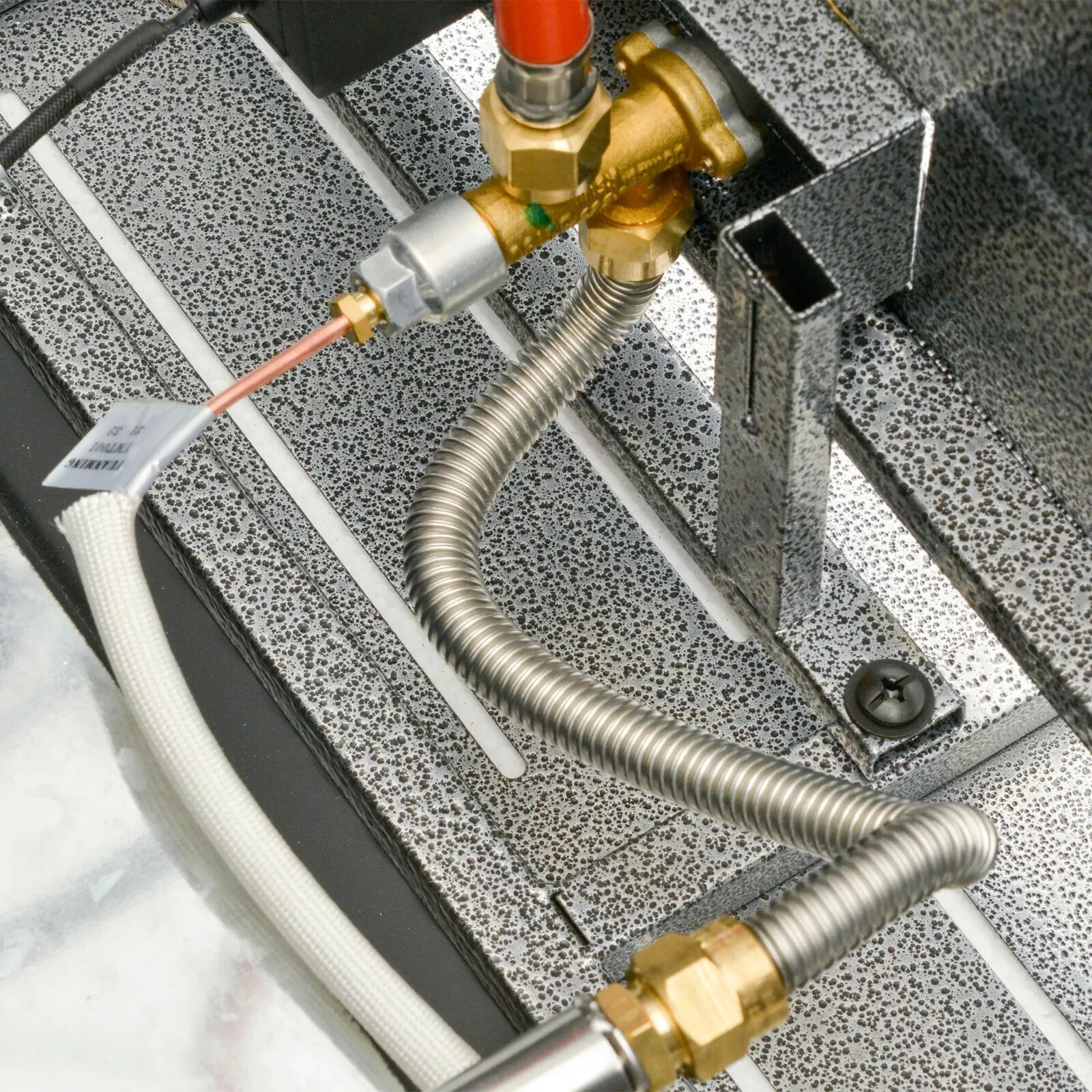 Propane Gas Fire Pit Table 50000BTU Smokeless Garden Firepit Heater with Cover - Home and Garden Furniture Shop - rustic - furniture