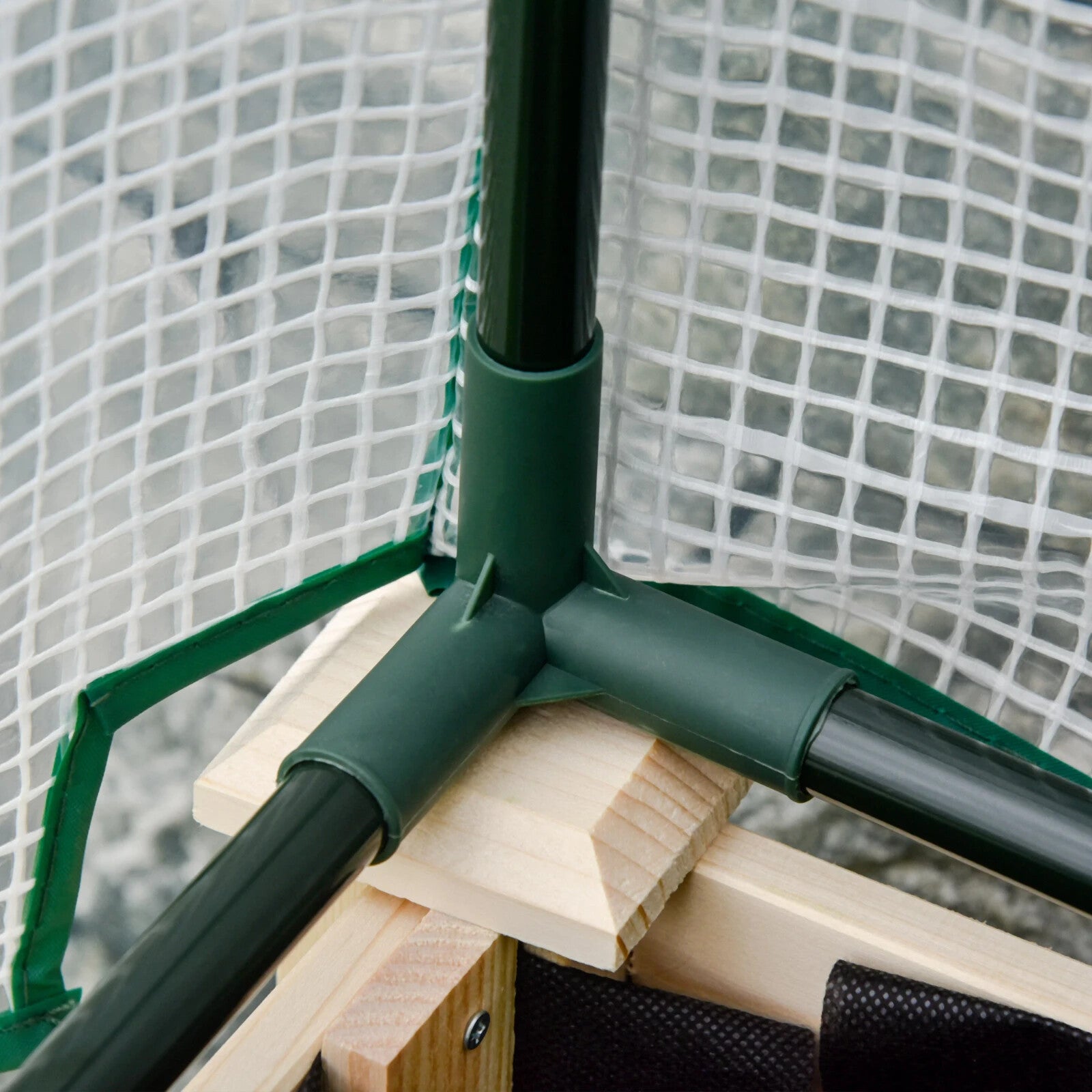 Raised Garden Bed Elevated Wood Planter Box with PE Cover Outdoor 121x55x117 cm - Home and Garden Furniture Shop - rustic - furniture