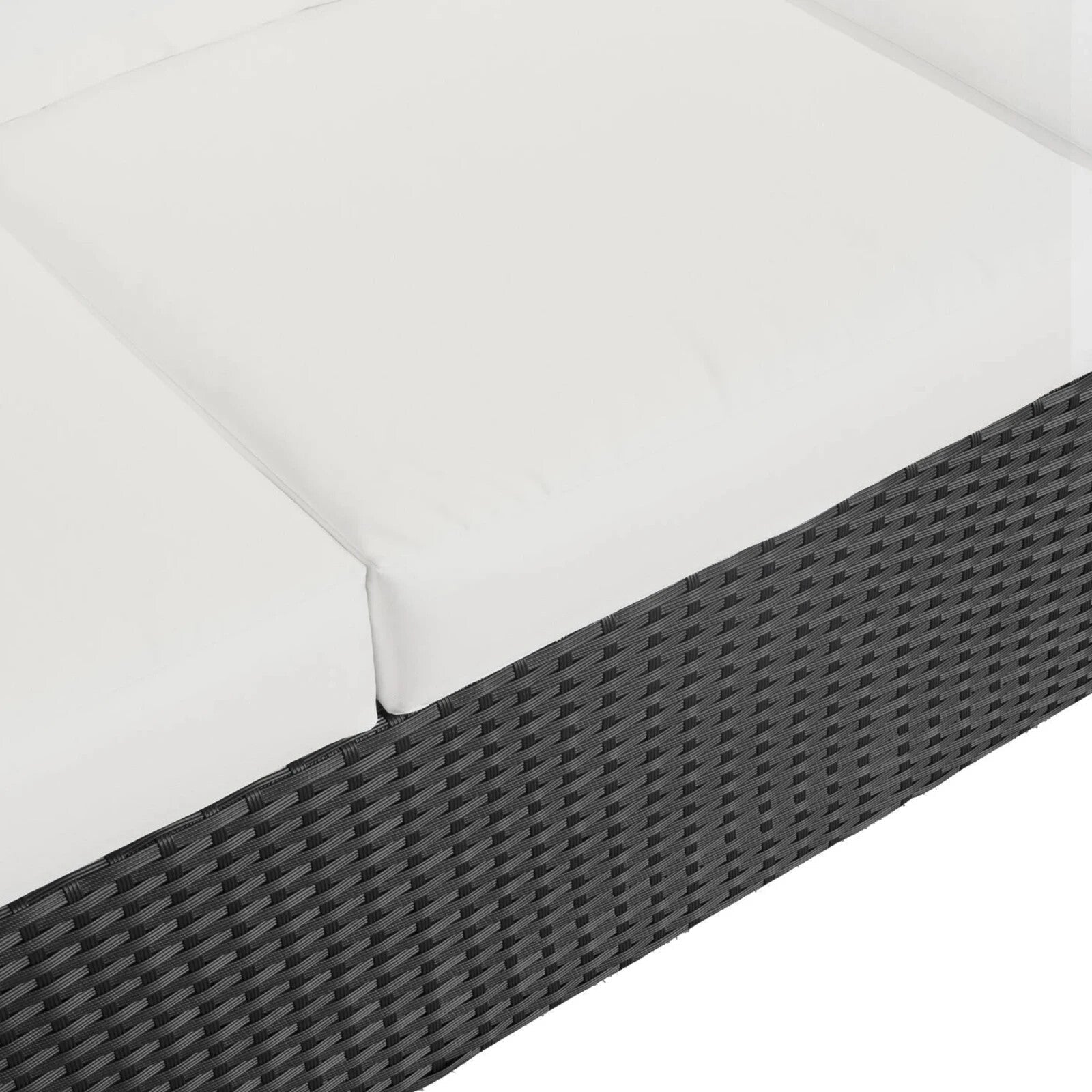 Rattan 3 Seater Garden Sofa Outdoor Patio Furniture with Aluminium Frame Seating - Home and Garden Furniture Shop - rustic - furniture