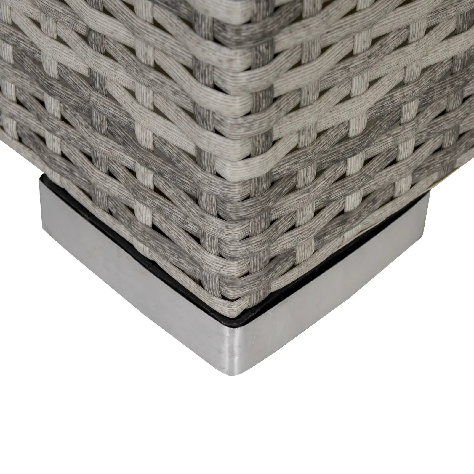 Rattan Garden Armchair – Light Grey Outdoor Single Chair with Cushions Grey - Home and Garden Furniture Shop - rustic - furniture