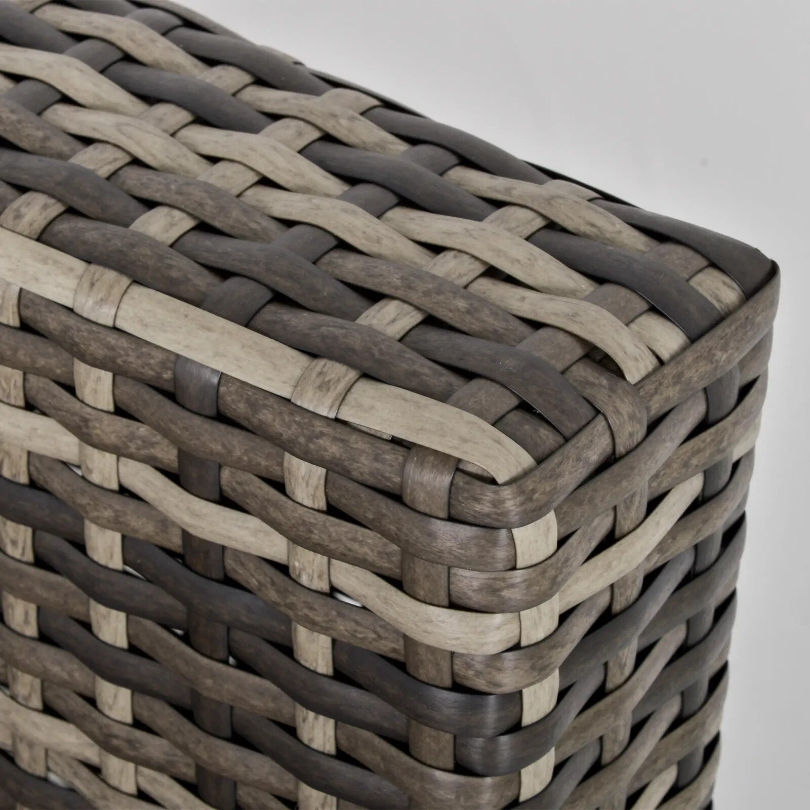 Rattan Garden Armchair Outdoor Single Chair with Cushions – Deep Grey Furniture - Home and Garden Furniture Shop - rustic - furniture