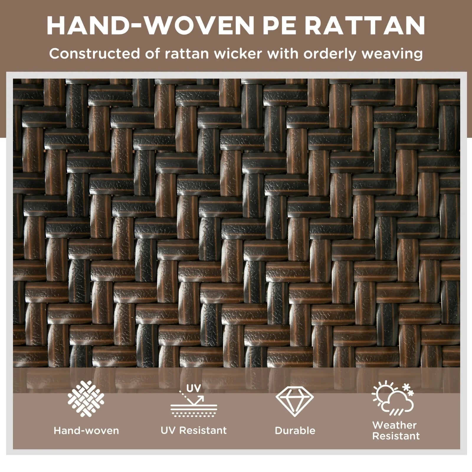 Rattan Sun Lounger with Wheels Garden Chaise Lounge Chair 5 Position Backrest - Home and Garden Furniture Shop - rustic - furniture