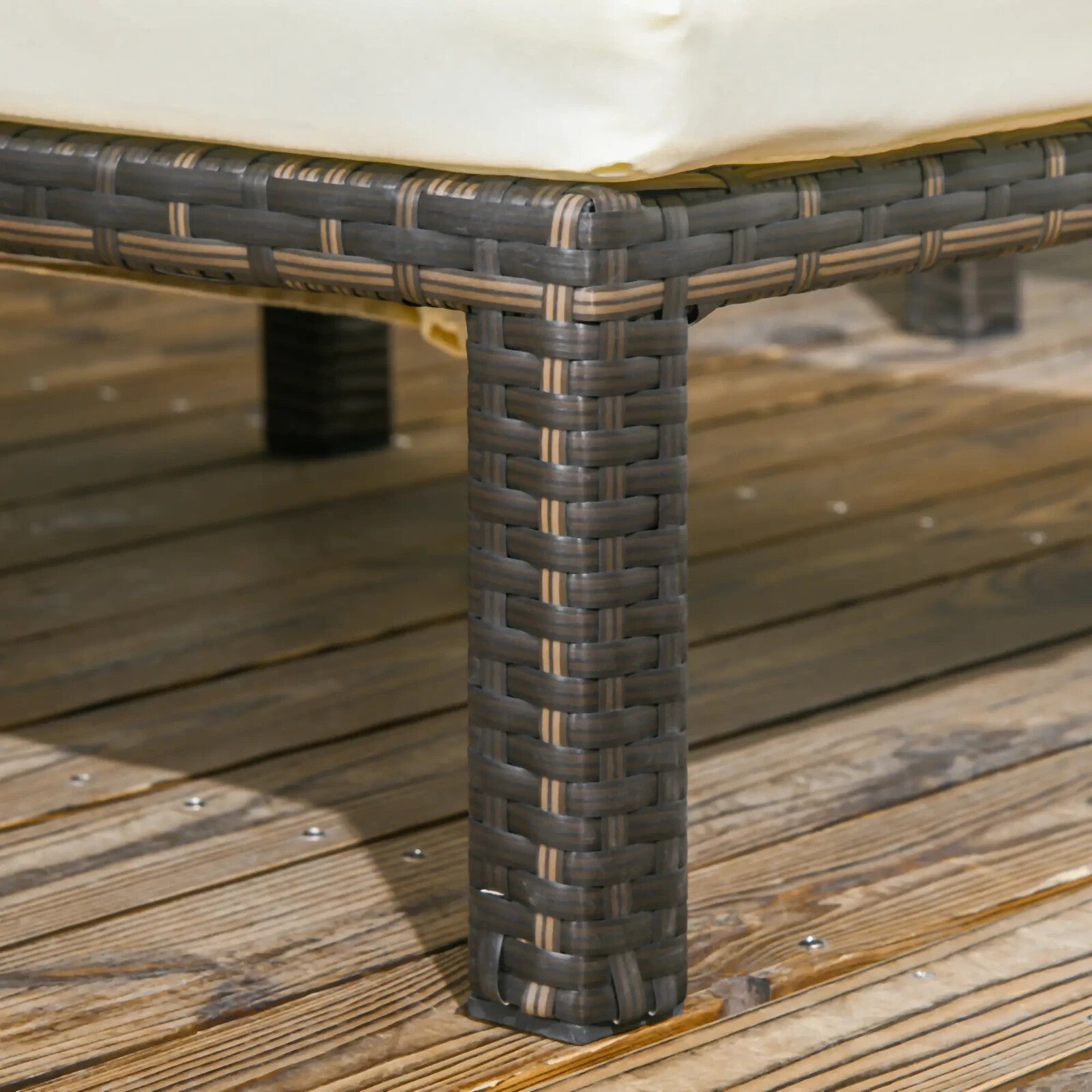 Rattan Sun Loungers Set Of 2 Adjustable Backrest Lounge Chairs With Cushions - Home and Garden Furniture Shop - rustic - furniture