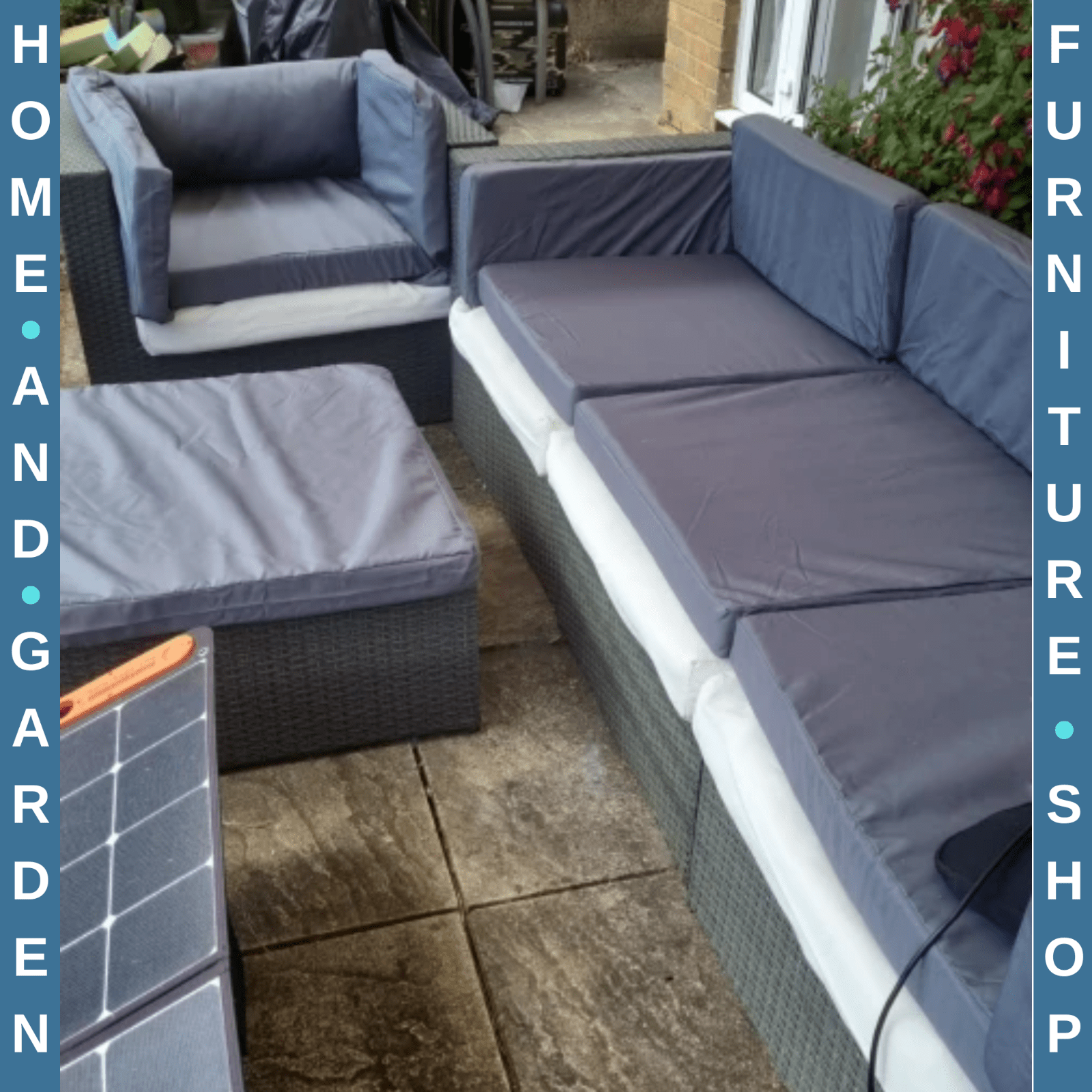 Replacement Cushion Cover for Garden Rattan Furniture Outdoor Seat Protection - Home and Garden Furniture Shop - rustic - furniture