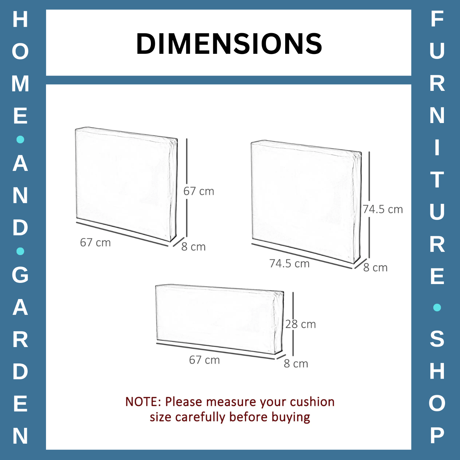 Replacement Cushion Cover for Garden Rattan Furniture Outdoor Seat Protection - Home and Garden Furniture Shop - rustic - furniture