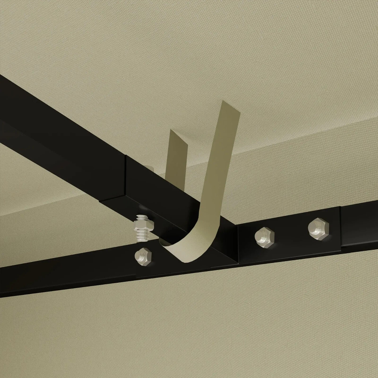 Replacement Gazebo Canopy Cover for 3 x 3m Gazebos UPF30+ Cream White Roof Cover - Home and Garden Furniture Shop - rustic - furniture