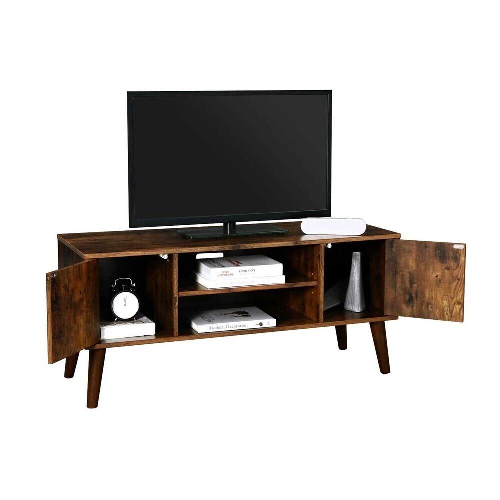 Retro TV Stand Cabinet Wood Console Mid Century Modern TV Unit Living Room Table - Home and Garden Furniture Shop - #rustic - furniture#