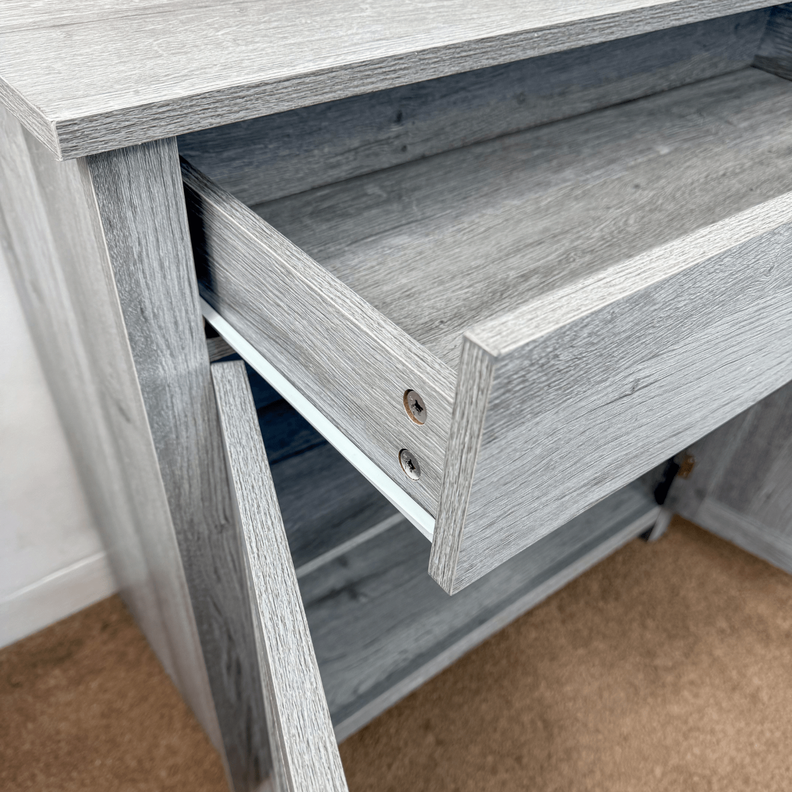 Rustic Grey Sideboard Cabinet Kitchen Organisation Living Room Cupboard Storage - Home and Garden Furniture Shop - #rustic - furniture#