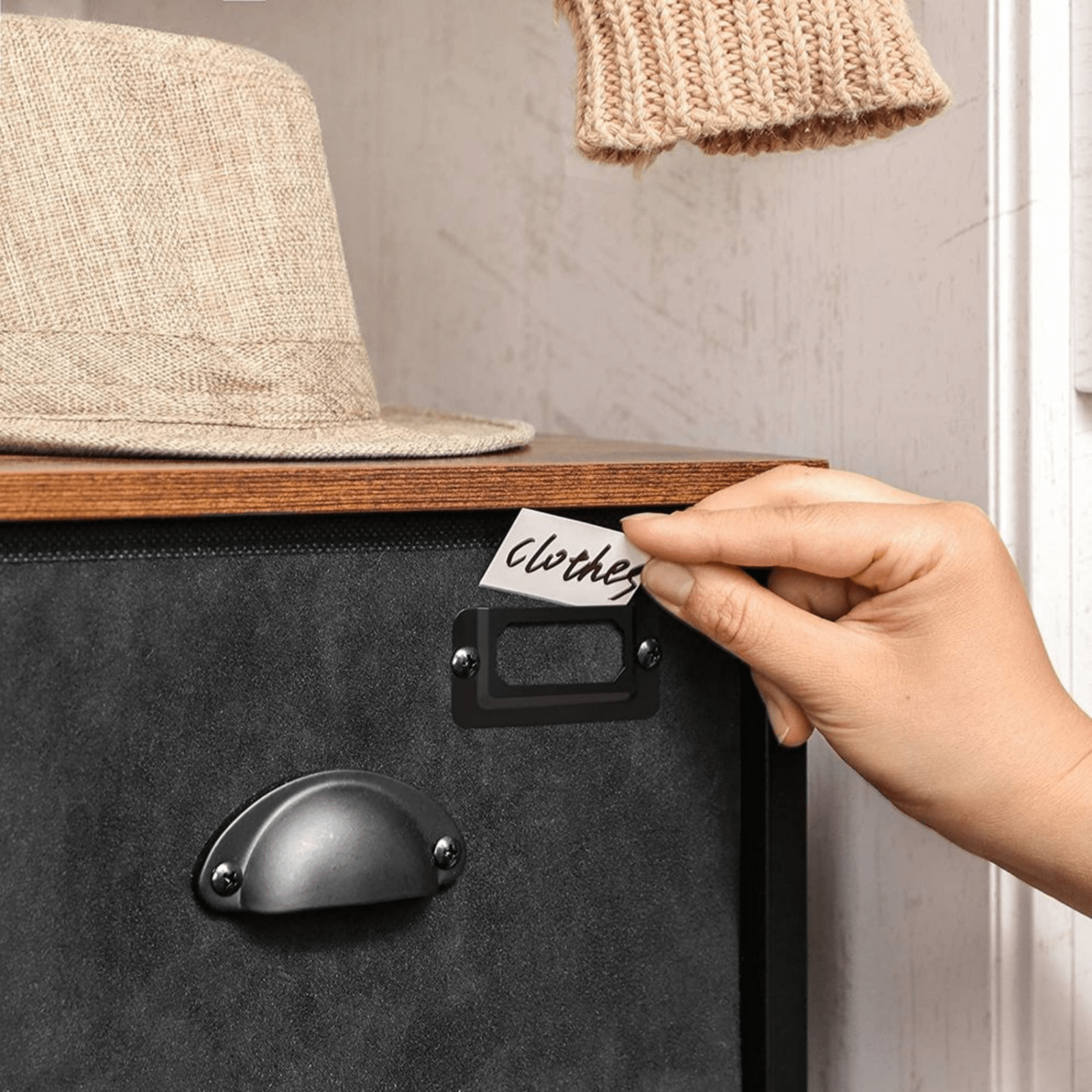 Rustic Small Chest of Drawers Vintage Dresser Industrial Sideboard Metal Storage - Home and Garden Furniture Shop - rustic - furniture