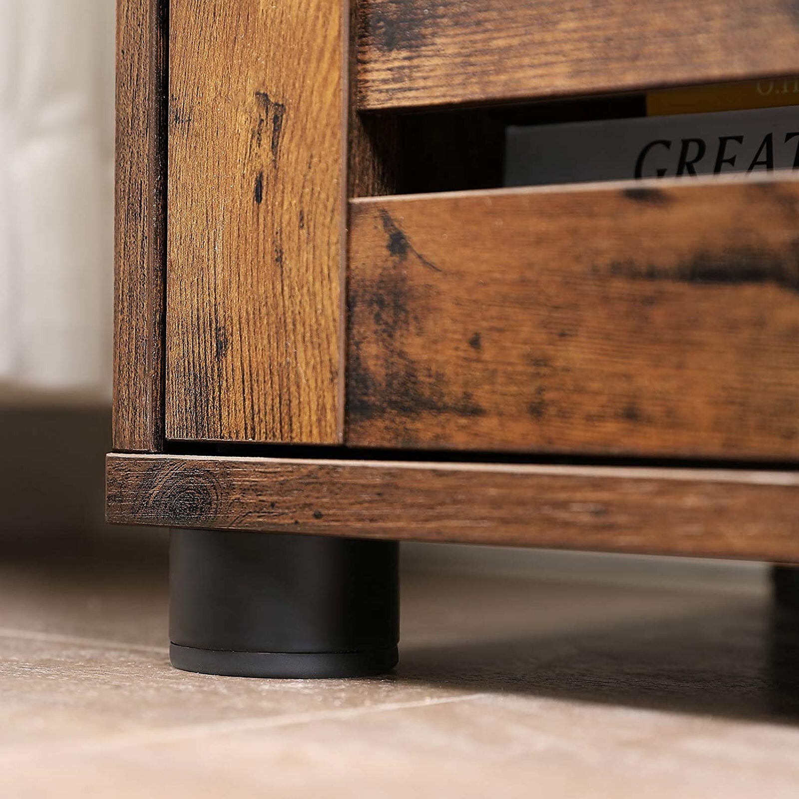 Rustic Under Sink Cabinet Vanity Industrial Bathroom Cupboard Storage Unit Shelf - Home and Garden Furniture Shop - rustic - furniture