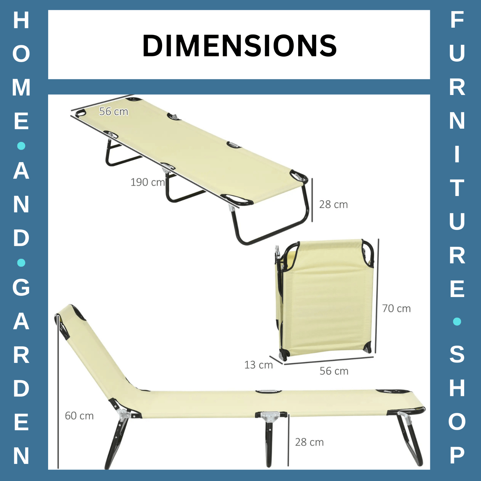 Set 2 Folding Sun Lounger Outdoor Day Bed w/ Adjustable Backrest Garden Recliner - Home and Garden Furniture Shop - rustic - furniture