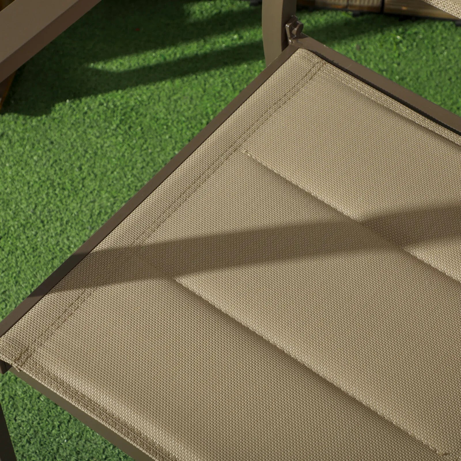 Set of 2 Aluminium Stacking Garden Chairs Patio Seating Lightweight and Durable - Home and Garden Furniture Shop - rustic - furniture