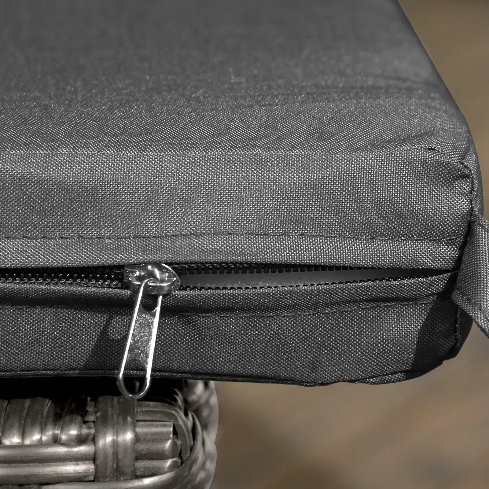 Set of 2 Armless Rattan Garden Chairs Patio Seating Wicker for Garden Furniture - Home and Garden Furniture Shop - rustic - furniture