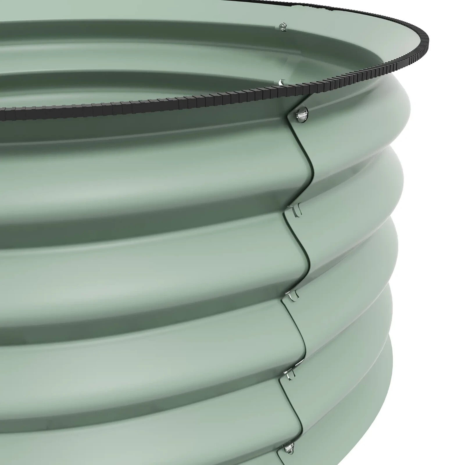 Set of 2 Raised Garden Bed Steel Planter Boxes Easy to Assemble Stock Tank Green - Home and Garden Furniture Shop - rustic - furniture