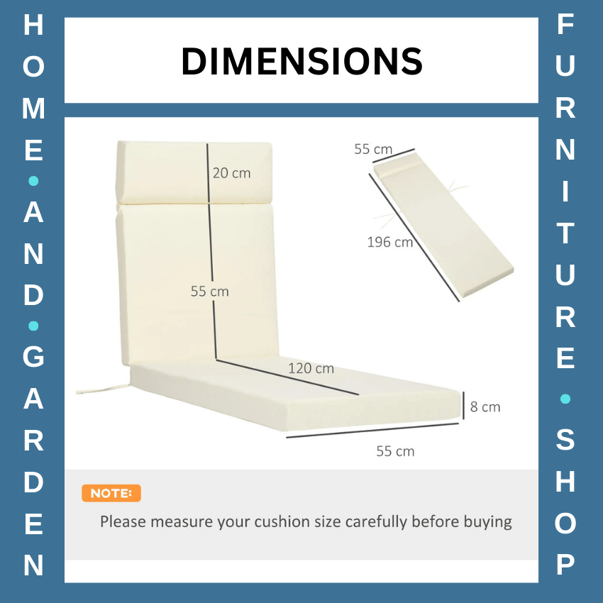 Set of 2 Sun Lounger Cushions 196x55cm for Rattan Furniture w/ Ties Outdoor Use - Home and Garden Furniture Shop - rustic - furniture