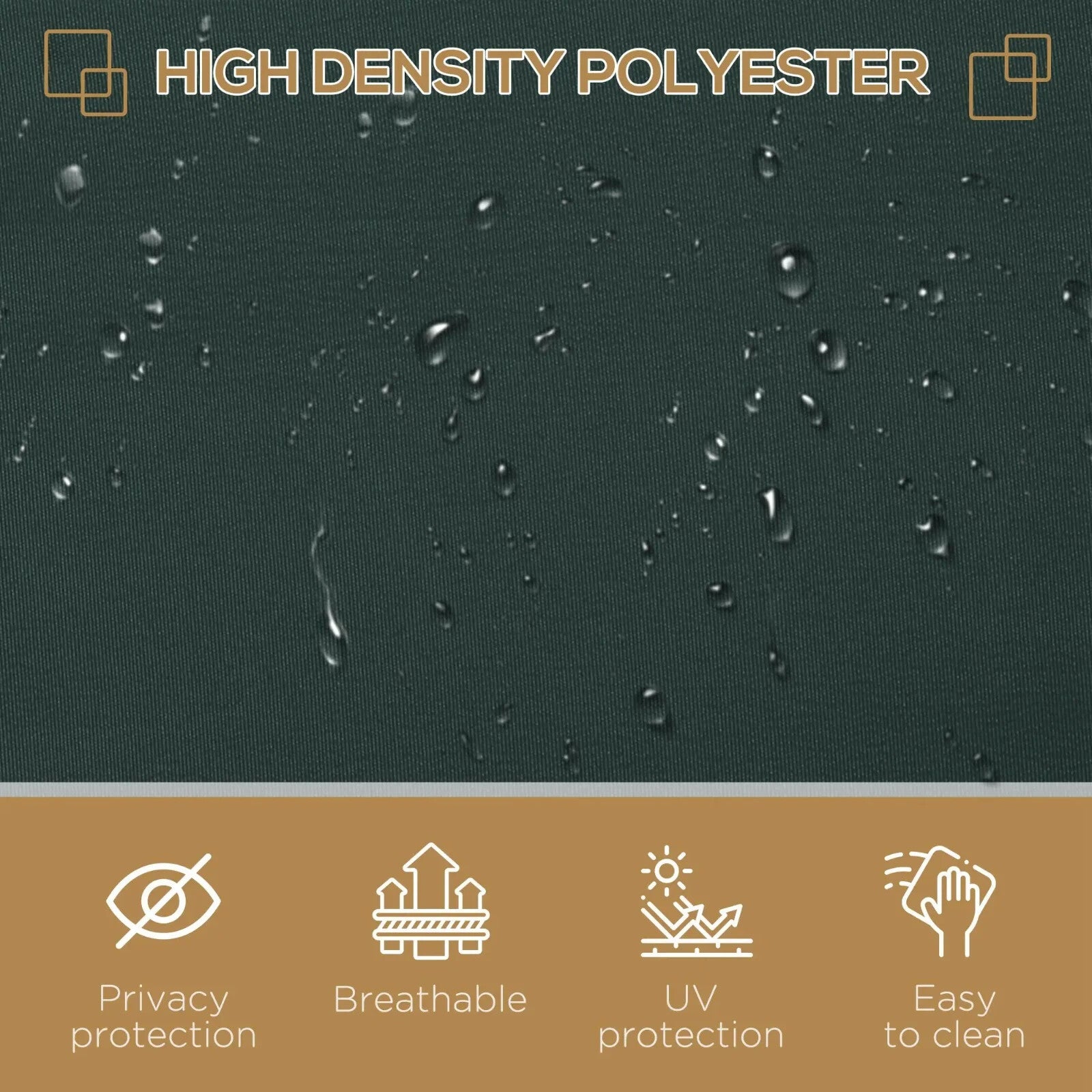 Side Awning Steel Frame Retractable Screen Fence Privacy Divider Grey - Home and Garden Furniture Shop - rustic - furniture