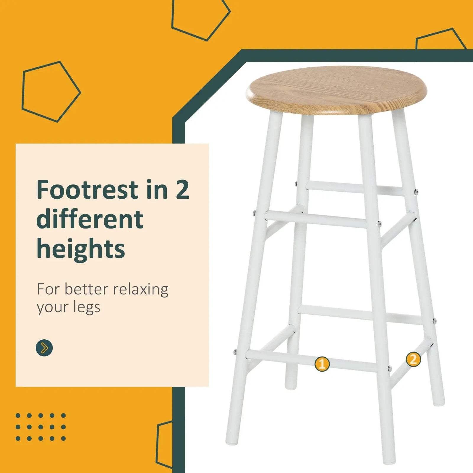 Small Bar Dining Table Set Space Saving Kitchen Breakfast Metal 2 Chairs Stools - Home and Garden Furniture Shop - rustic - furniture