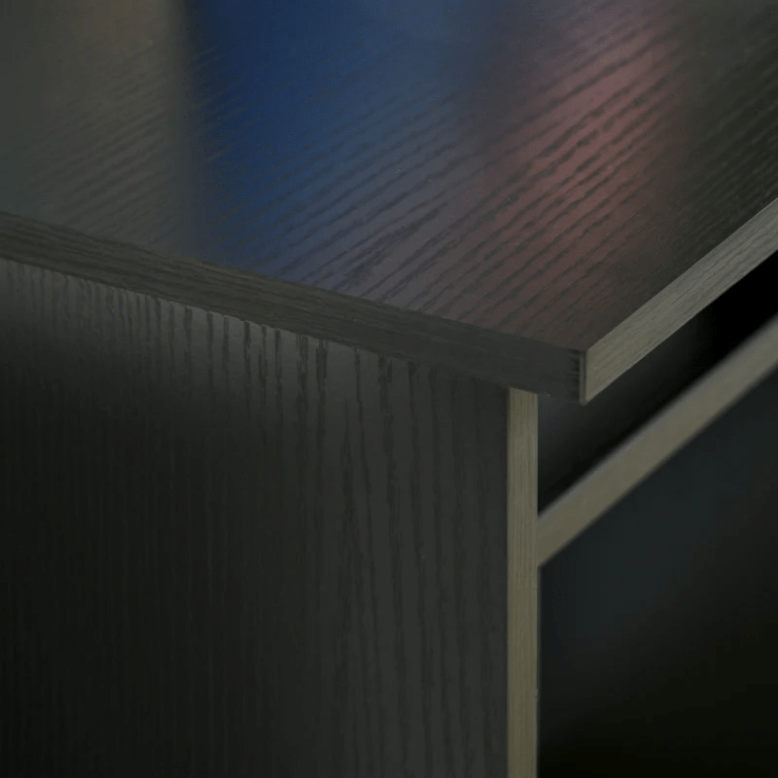 Small Black Computer Desk Compact Writing Table Study Workstation Storage Shelf - Home and Garden Furniture Shop - rustic - furniture