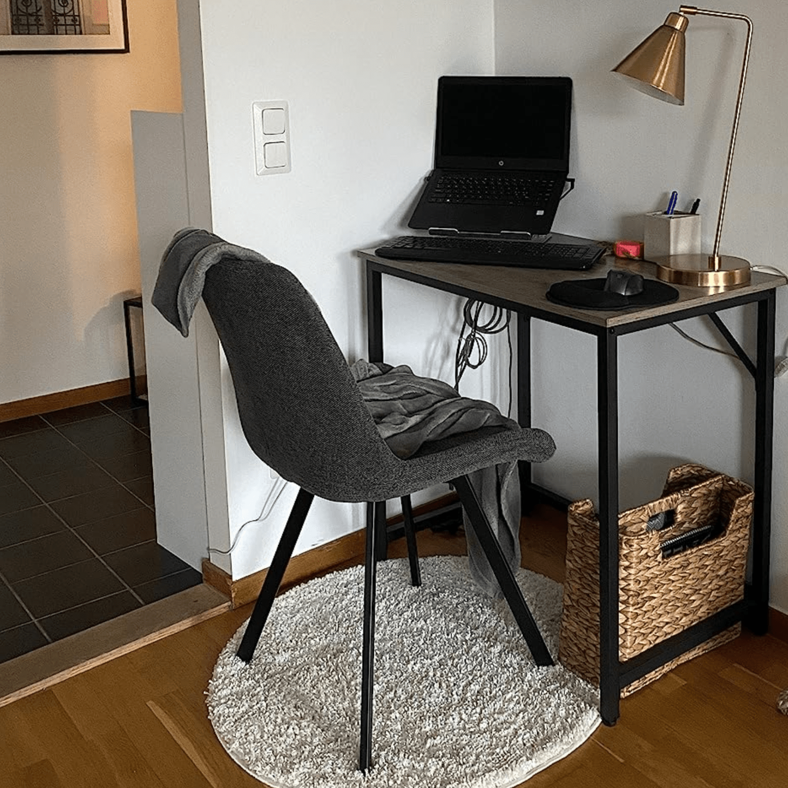 Small Computer Desk Bedroom Writing Table PC Desk Home Office Study Workstation - Home and Garden Furniture Shop - #rustic - furniture#