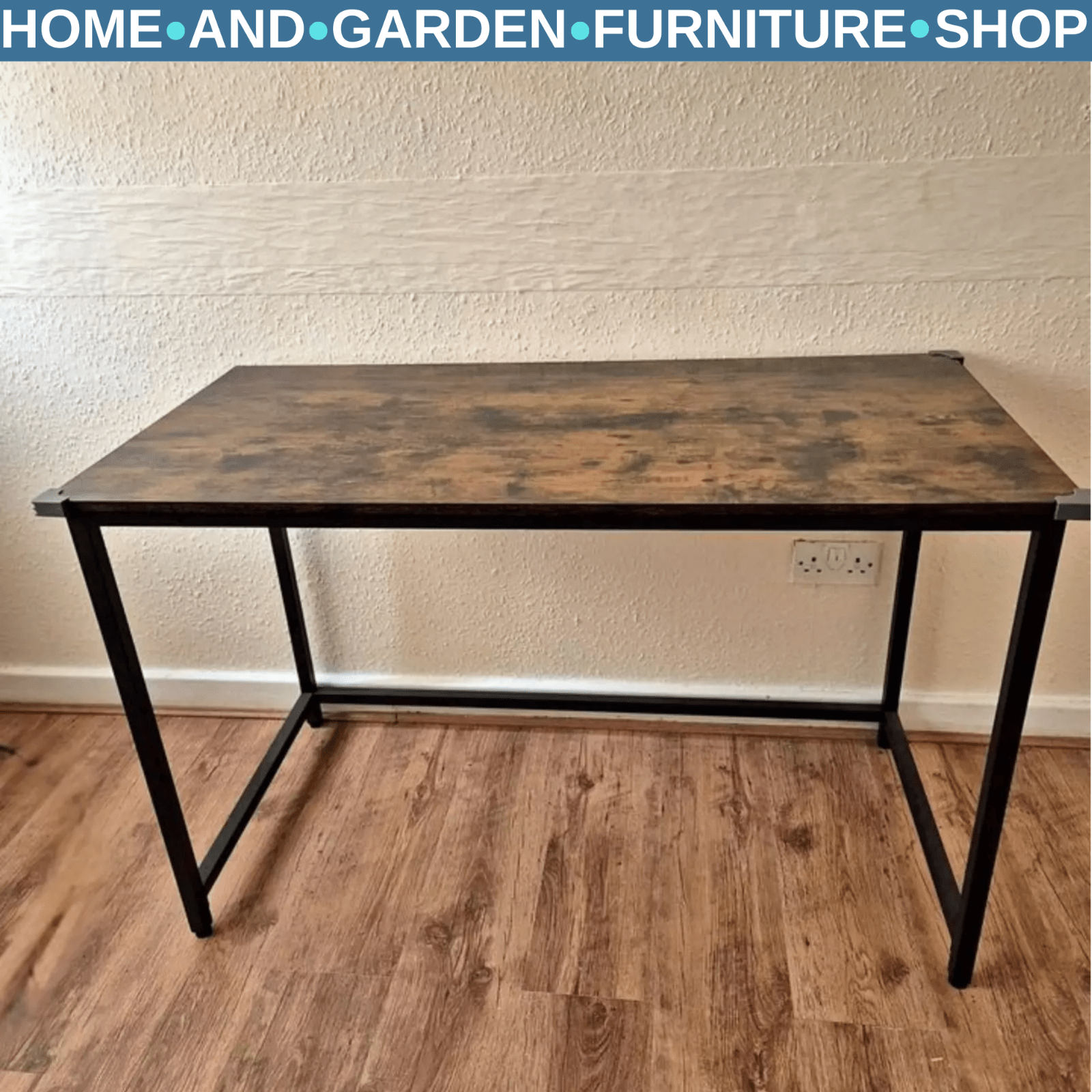 Small Computer Desk Bedroom Writing Table PC Desk Home Office Study Workstation - Home and Garden Furniture Shop - rustic - furniture