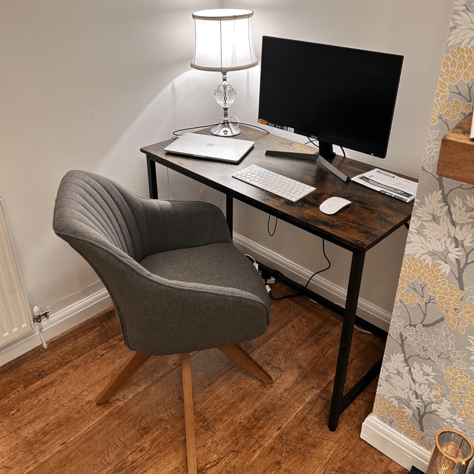 Small Computer Desk Bedroom Writing Table PC Desk Home Office Study Workstation - Home and Garden Furniture Shop - rustic - furniture