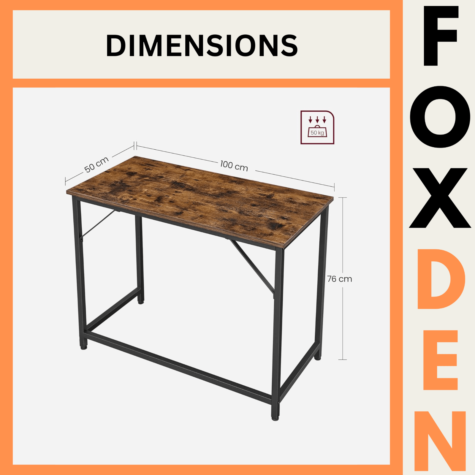 Small Computer Desk Bedroom Writing Table PC Desk Home Office Study Workstation - Home and Garden Furniture Shop - rustic - furniture